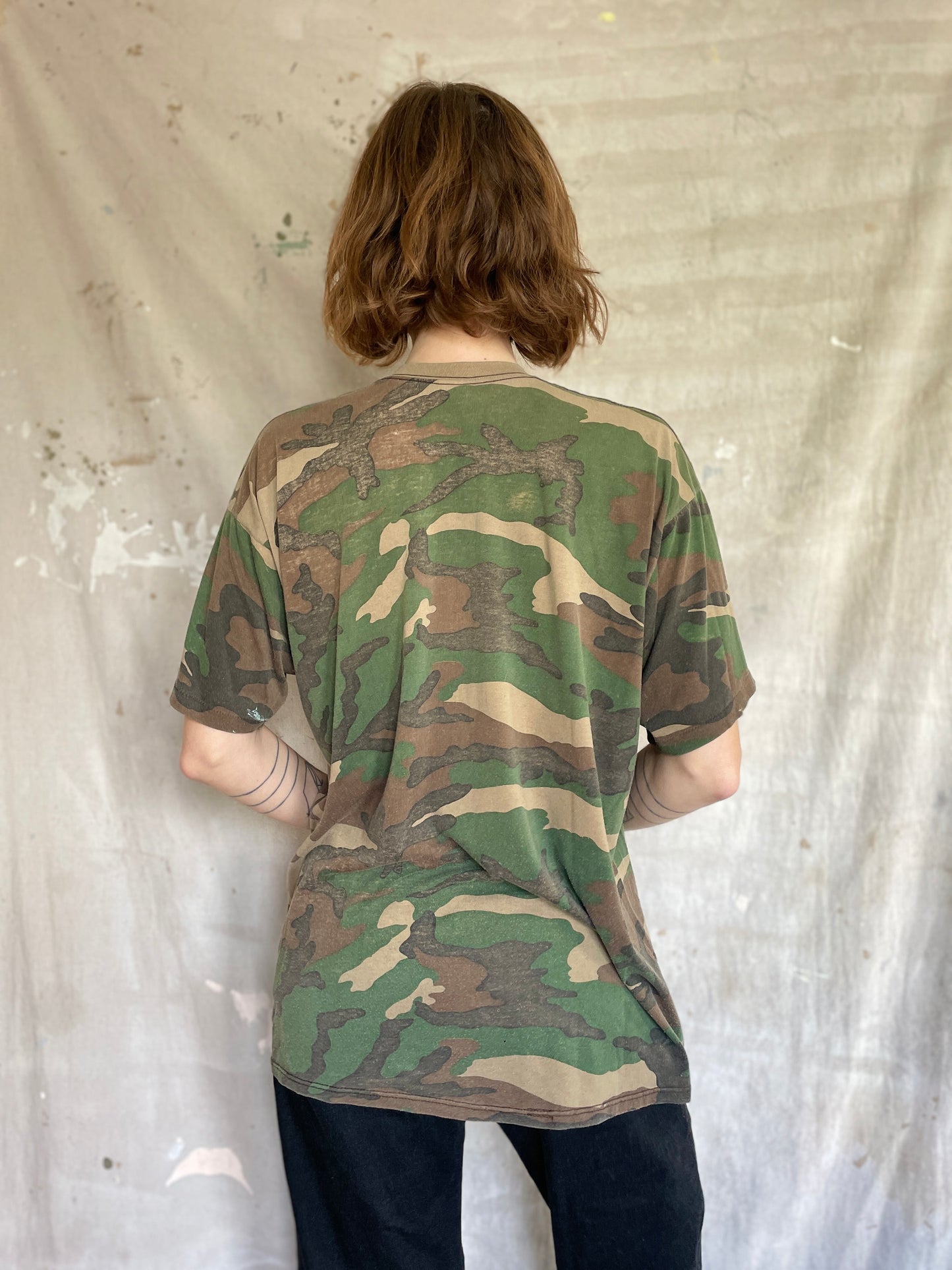 80s Woodland Camo Tee