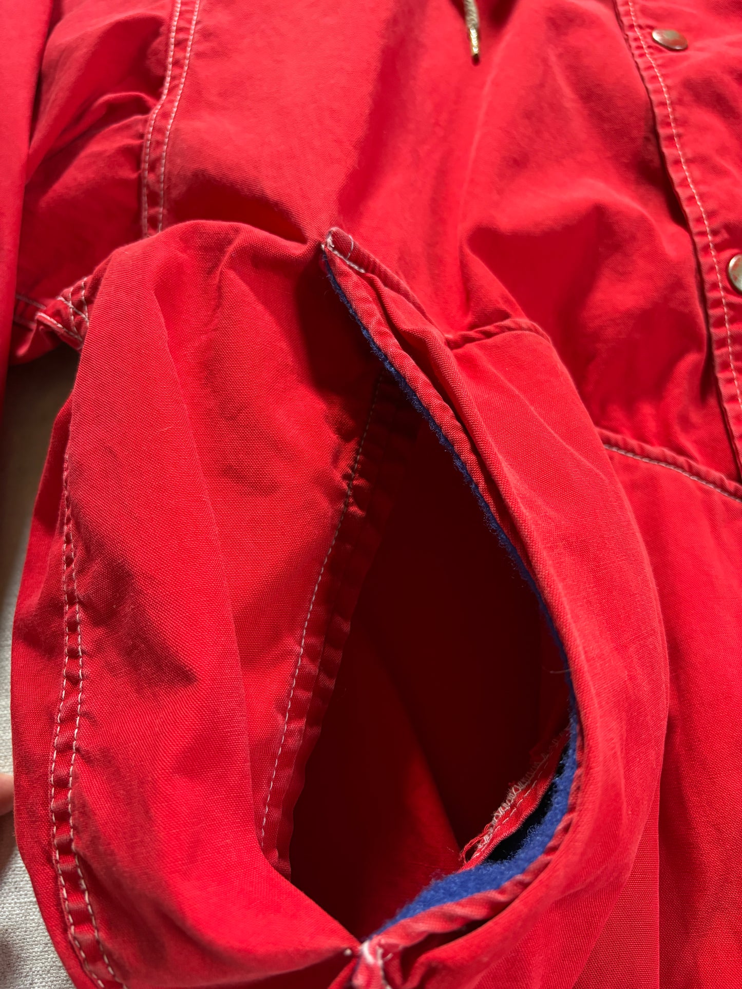 50s Red Hooded Coat