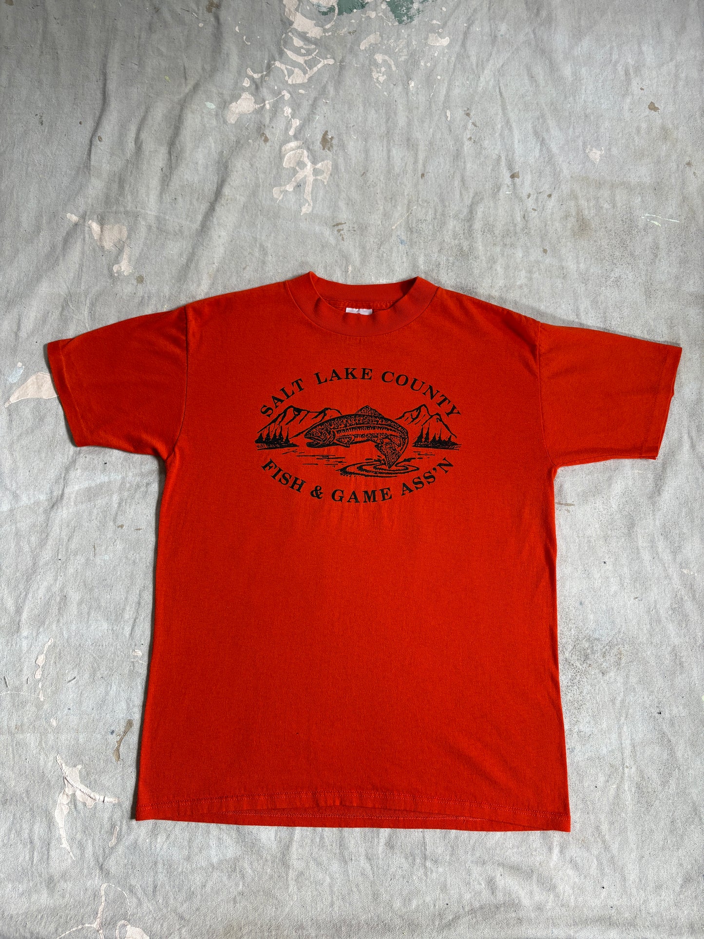 Vintage 90s Salt Lake County Fish And Game Tee