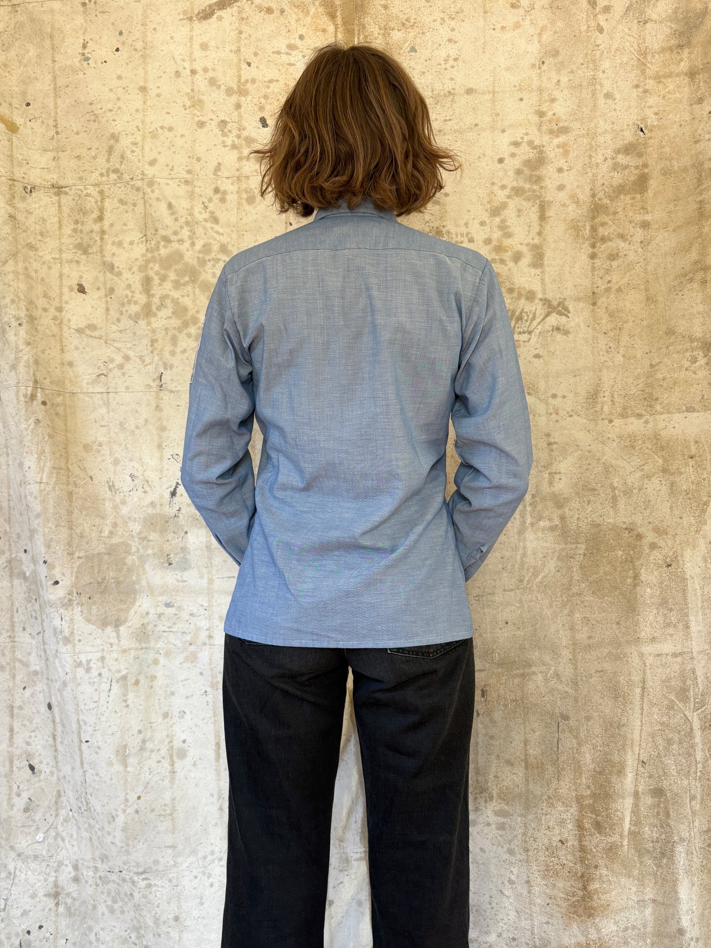 Vintage 70s Seafarer USN Chambray Shirt