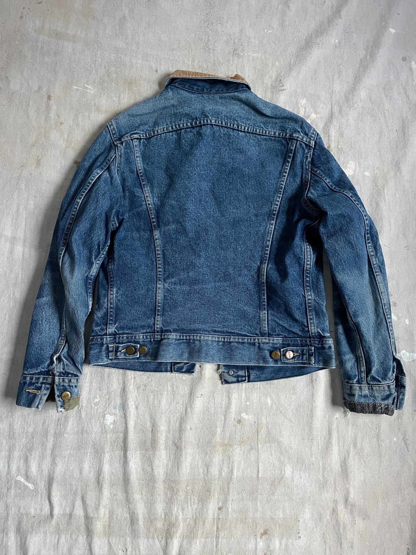 80s LL Bean Flannel Lined Jean Jacket