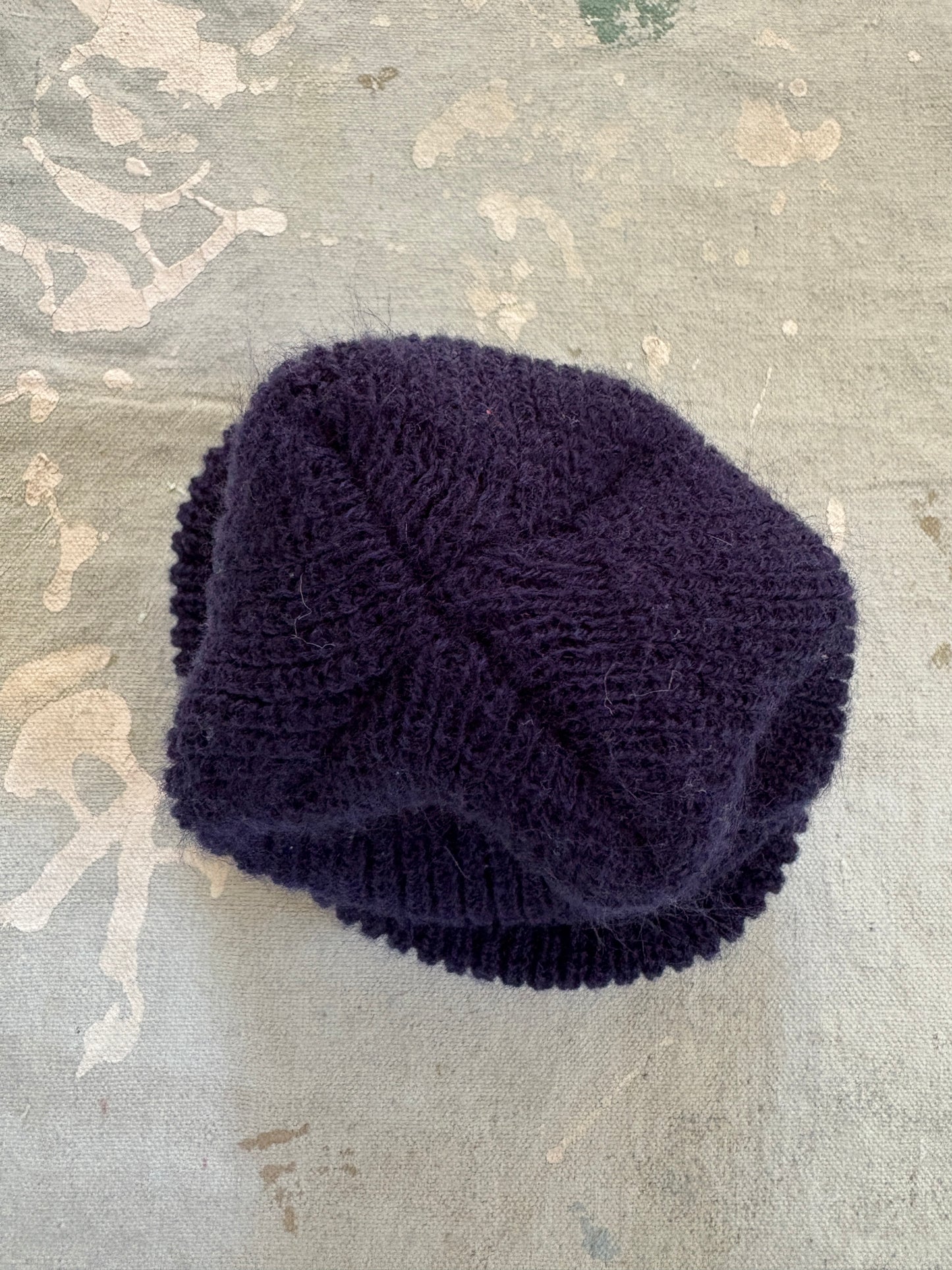 Vintage Navy Blue Watch Cap