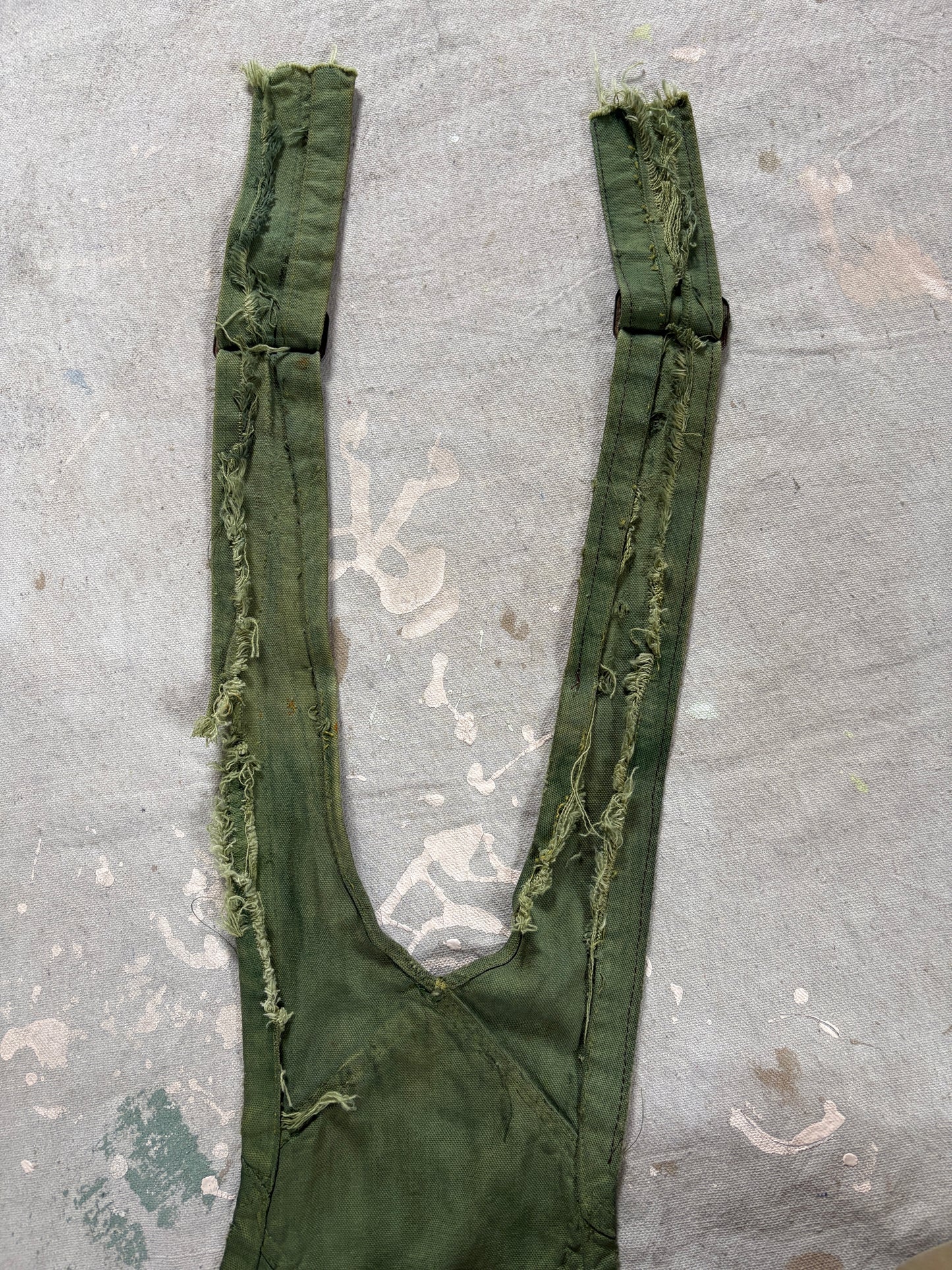Vintage 70s Green Apron Front Big Mac Overalls