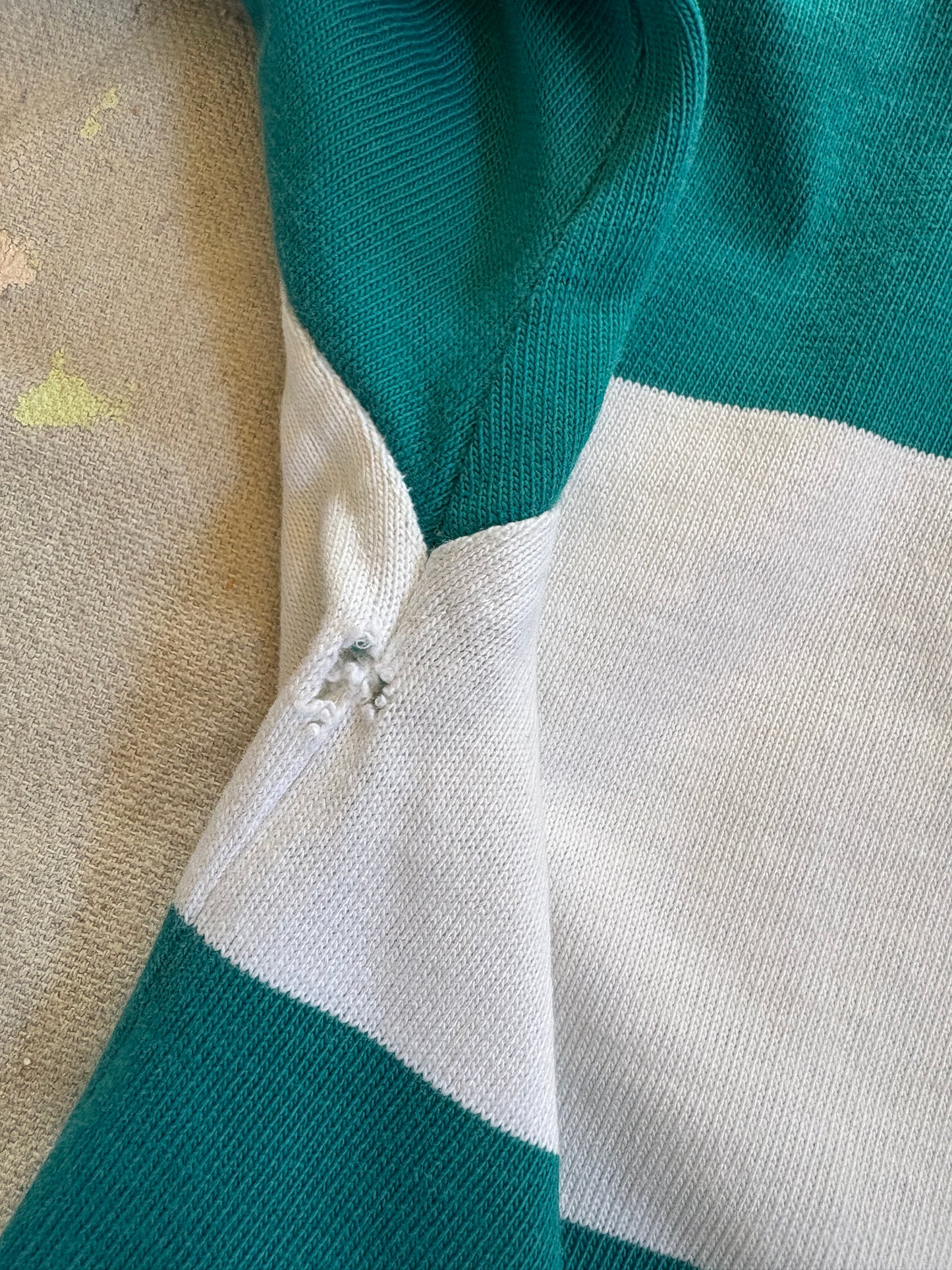 Vintage 90s Striped Rugby Shirt
