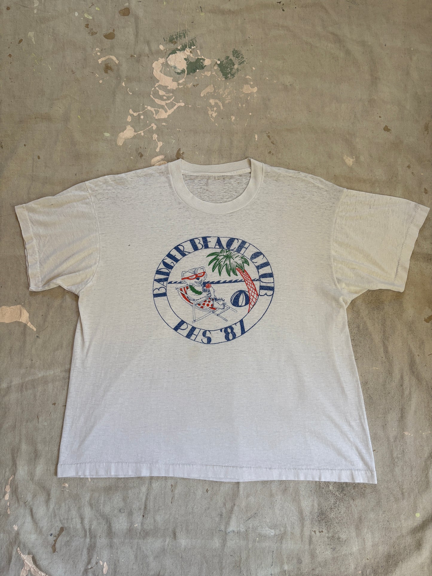 80s Badger Beach Club Tee