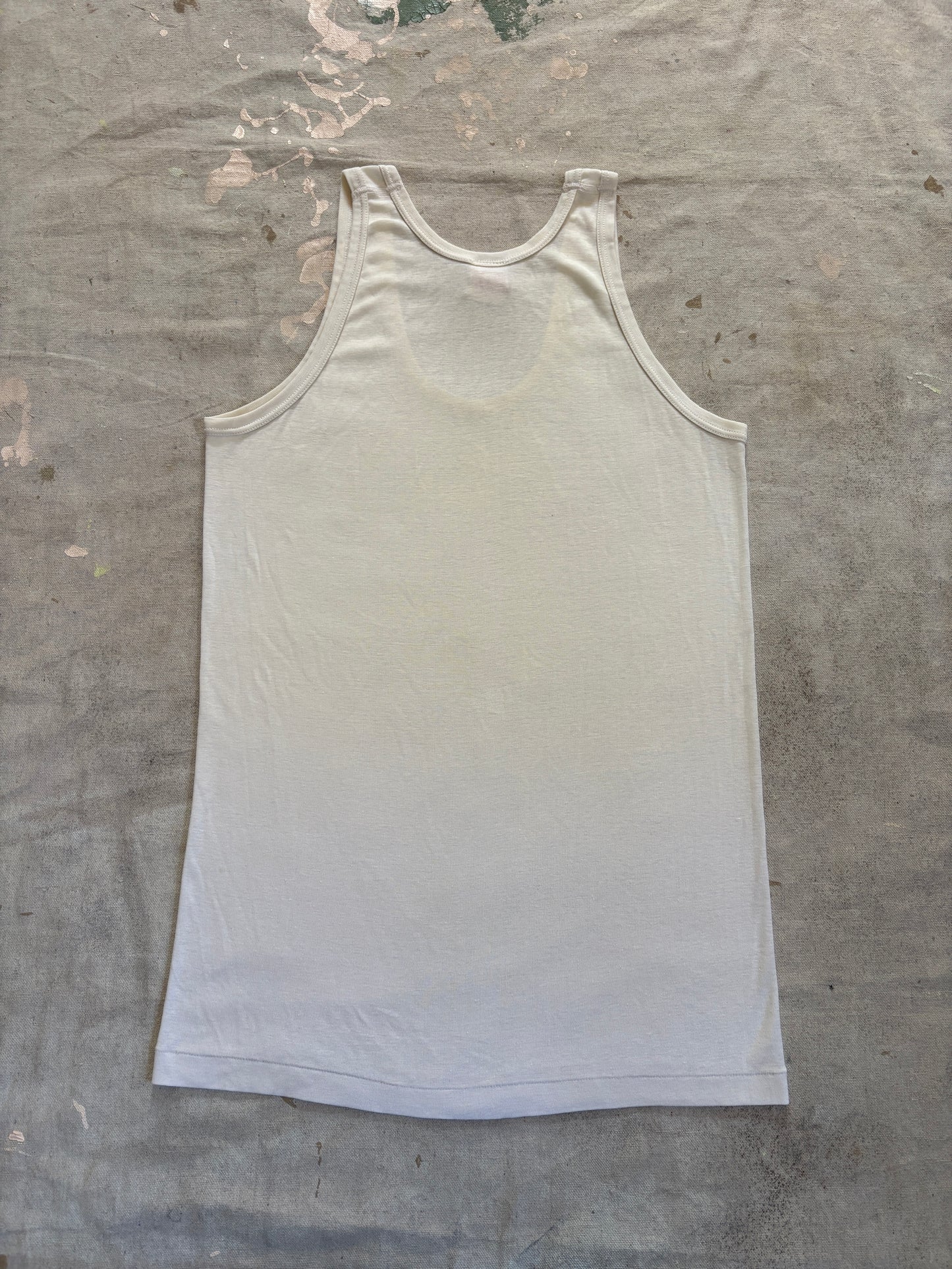 Vintage 90s Blank White Tank Top
