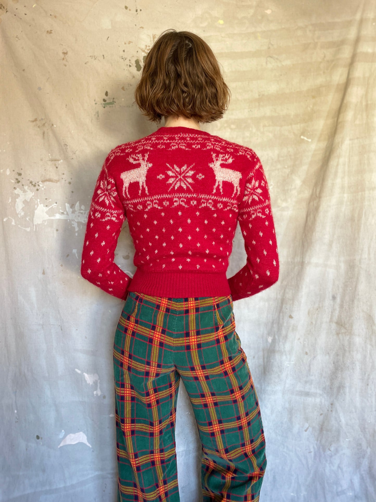 40s Jantzen Reindeer Sweater