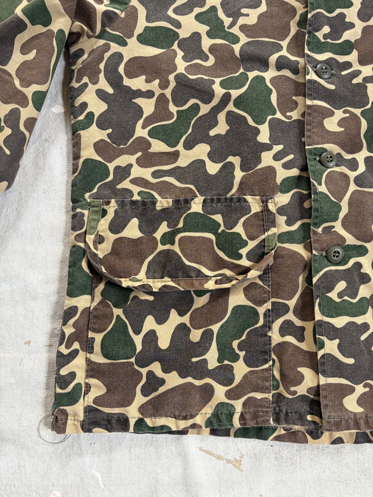 Vintage 80s SafTbak Duck Camo Coat