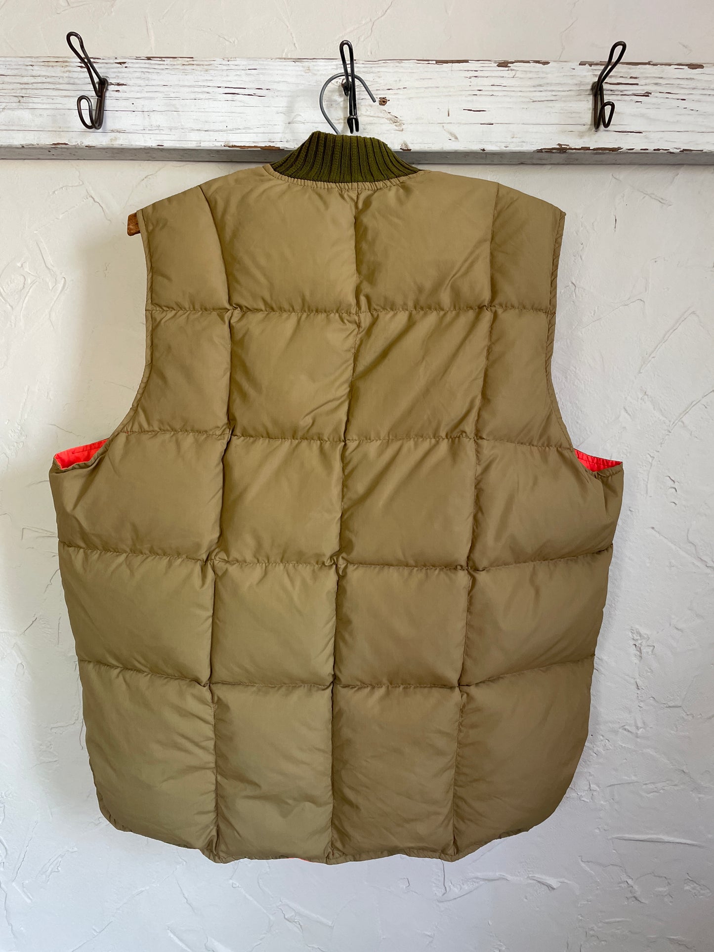 70s Reversible Hunting Puffer Vest