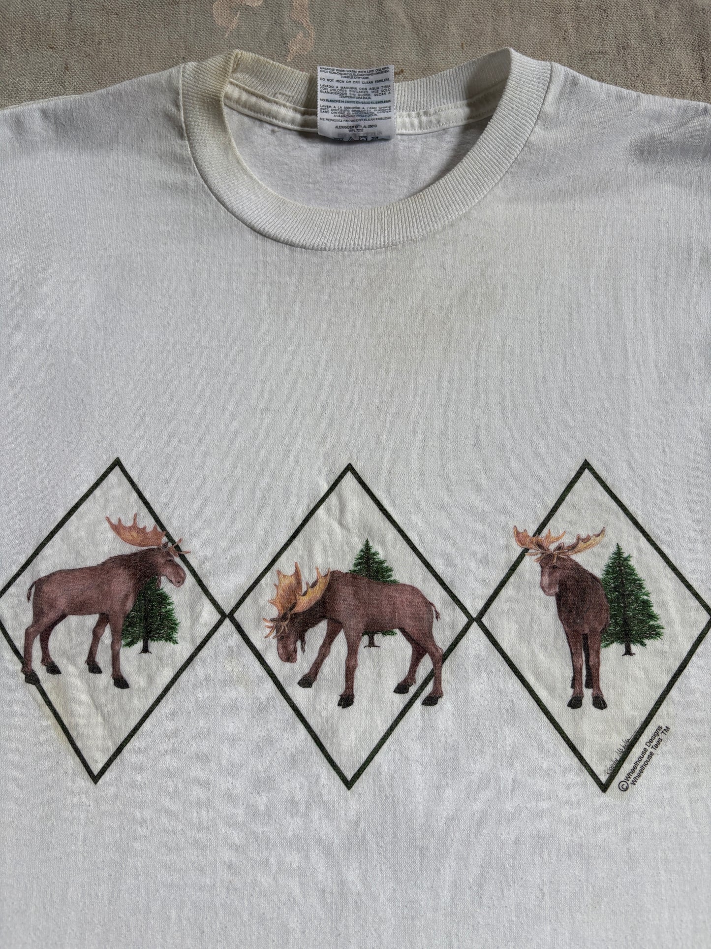 Vintage 90s Moose Trio Tee