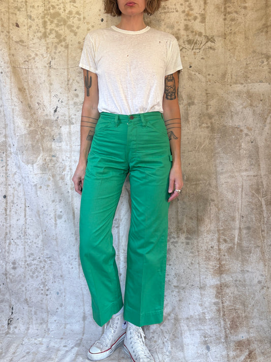 Vintage Deadstock 80s Green DeeCee Pants