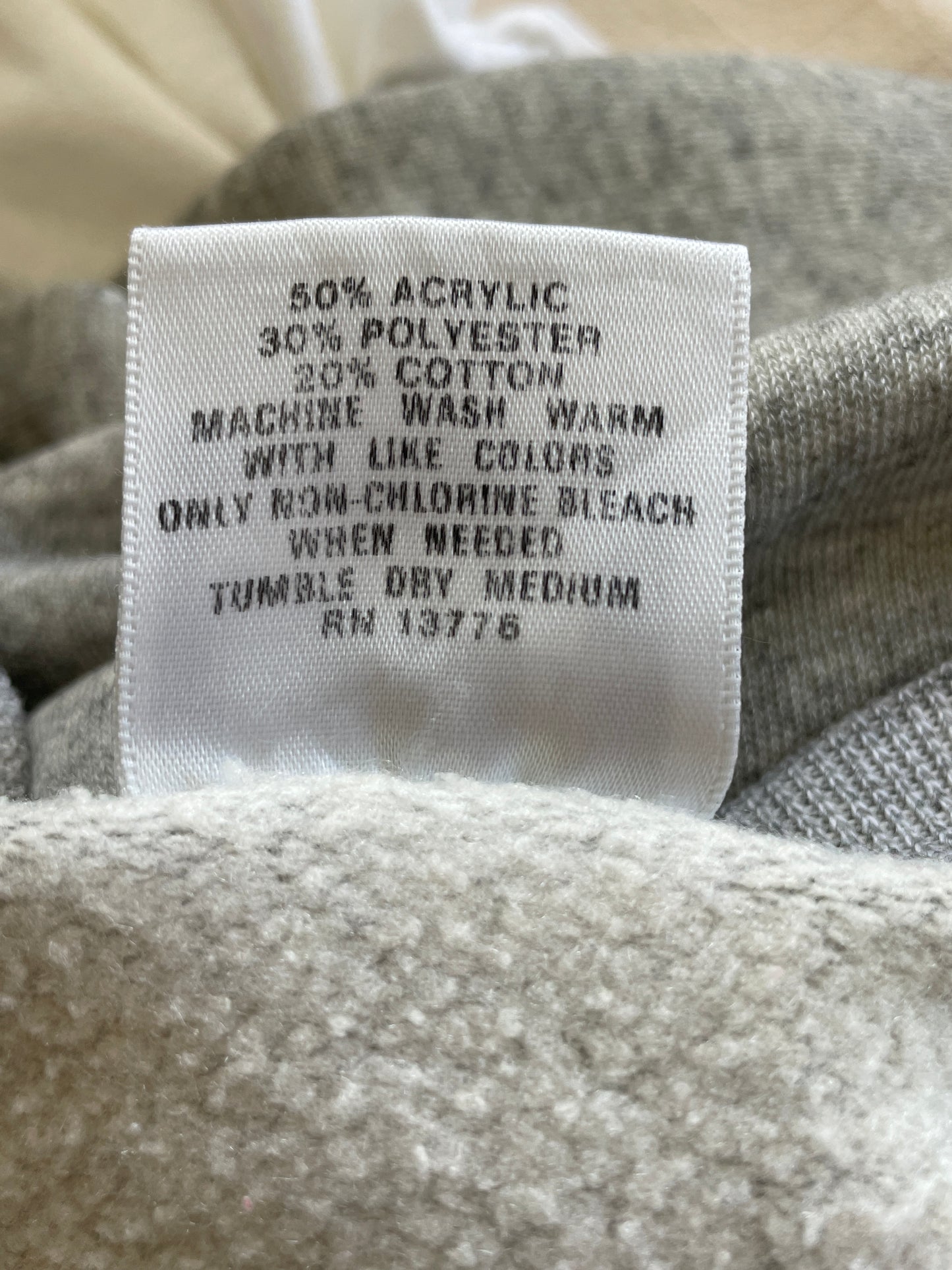 80s Blank Heather Grey Sweatshirt