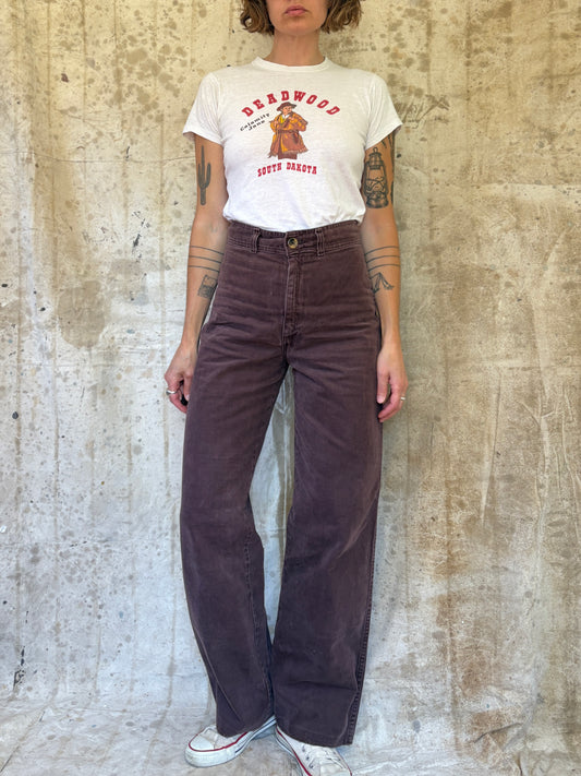 Vintage 70s Brown Levi’s Wide Leg Bells