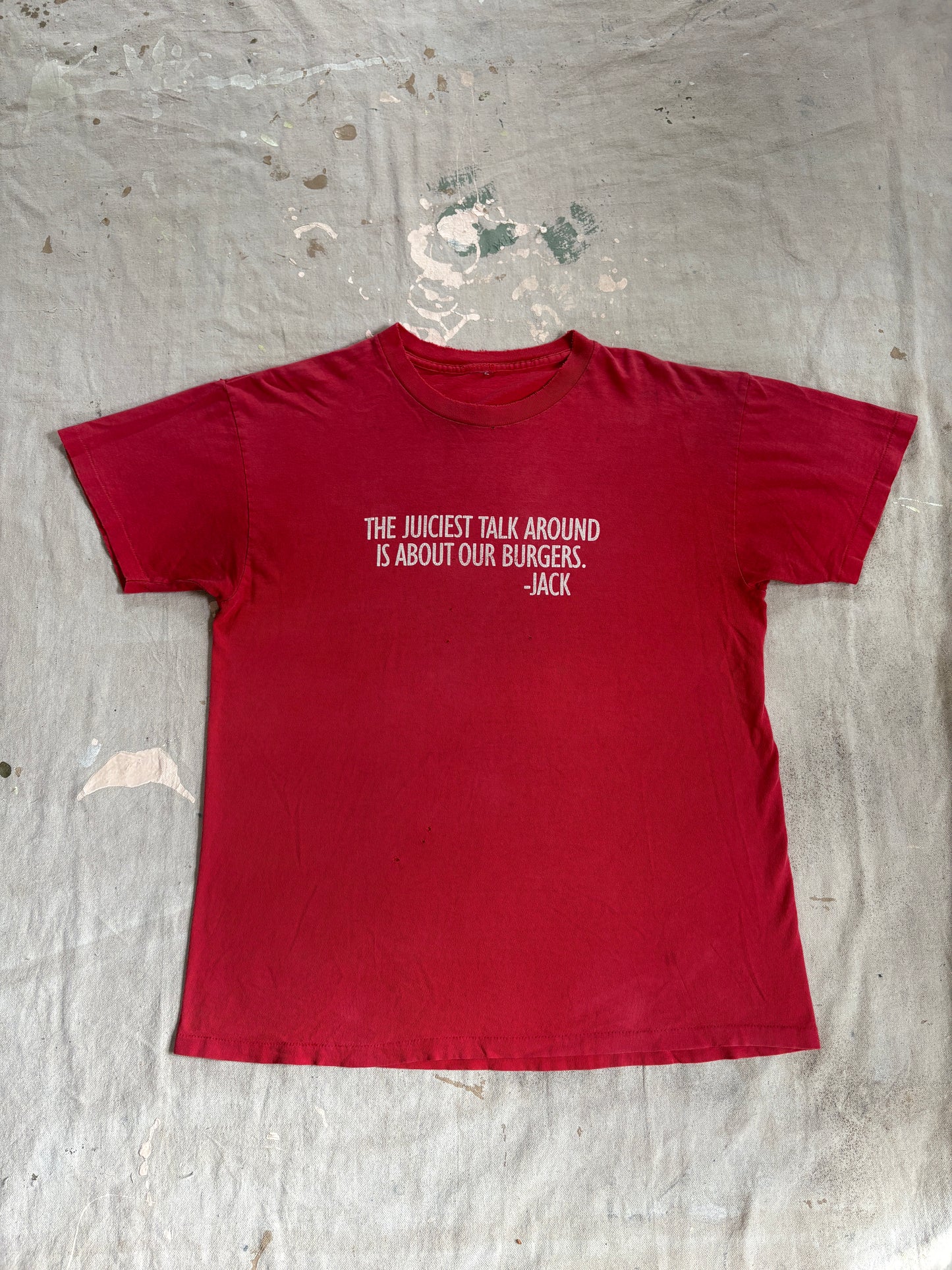 Vintage 90s Jack In The Box Burgers Tee