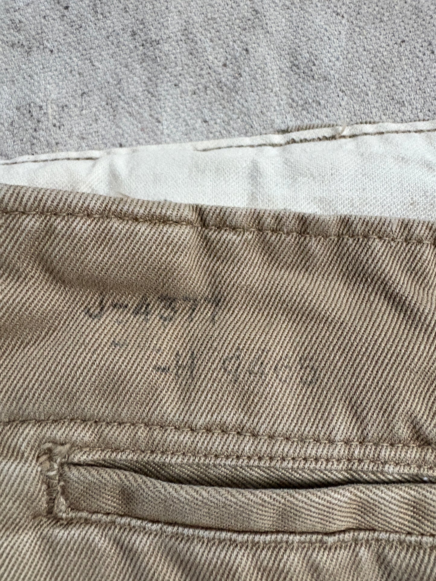 50s Military Khaki Trouser’s