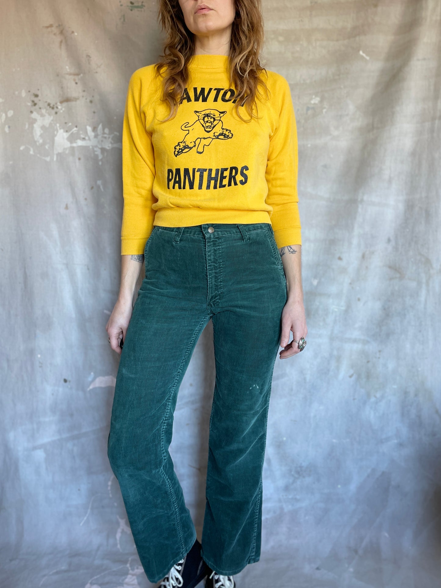 80s Green Corduroy OshKosh Carpenter Pants