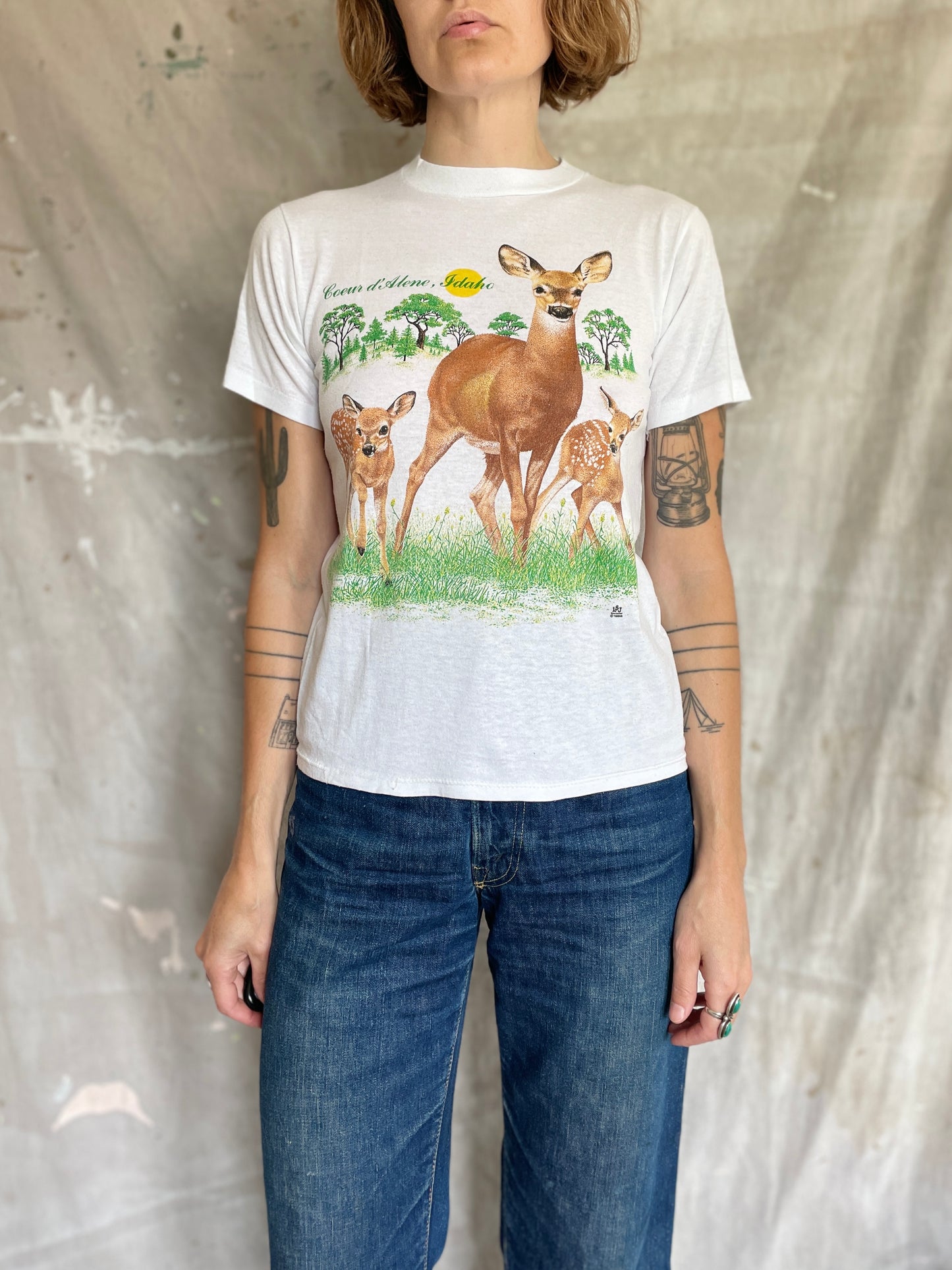 80s Coeur D’Alene Deer Tee