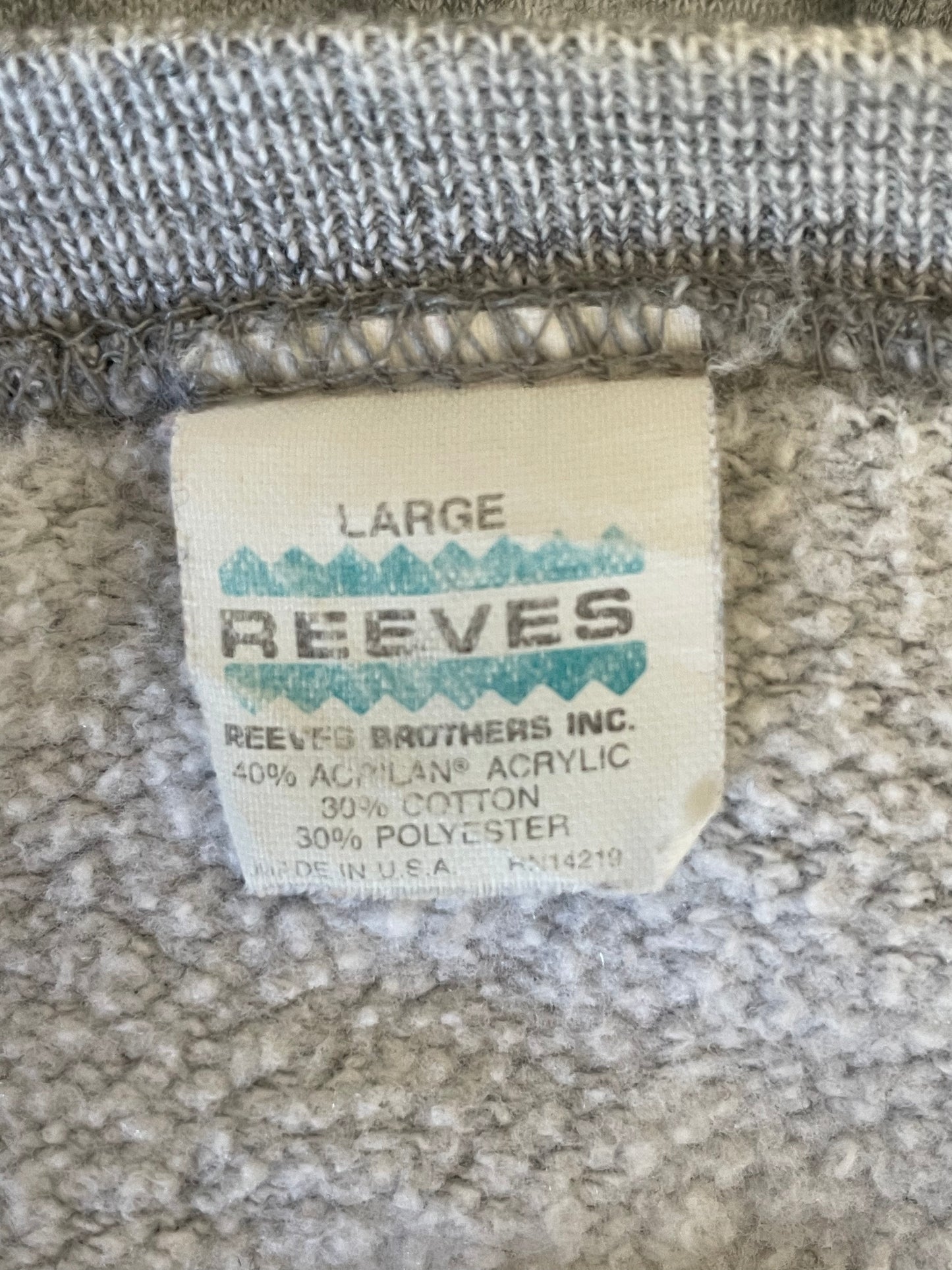 80s Blank Heather Gray Sweatshirt