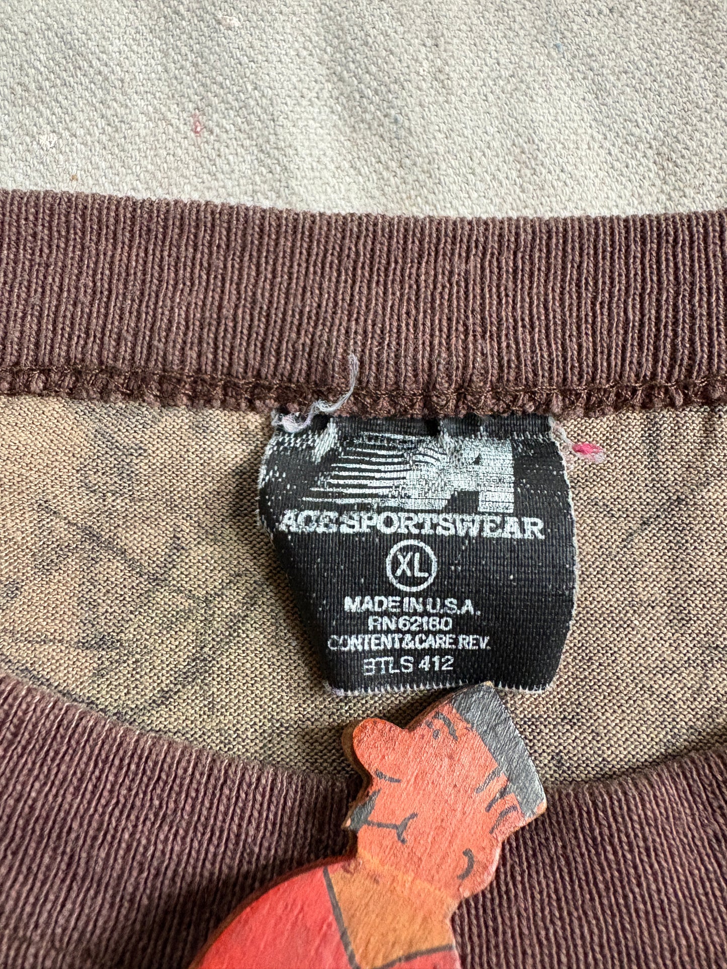 Vintage 80s/90s Trebark Camo Long Sleeve Pocket Tee