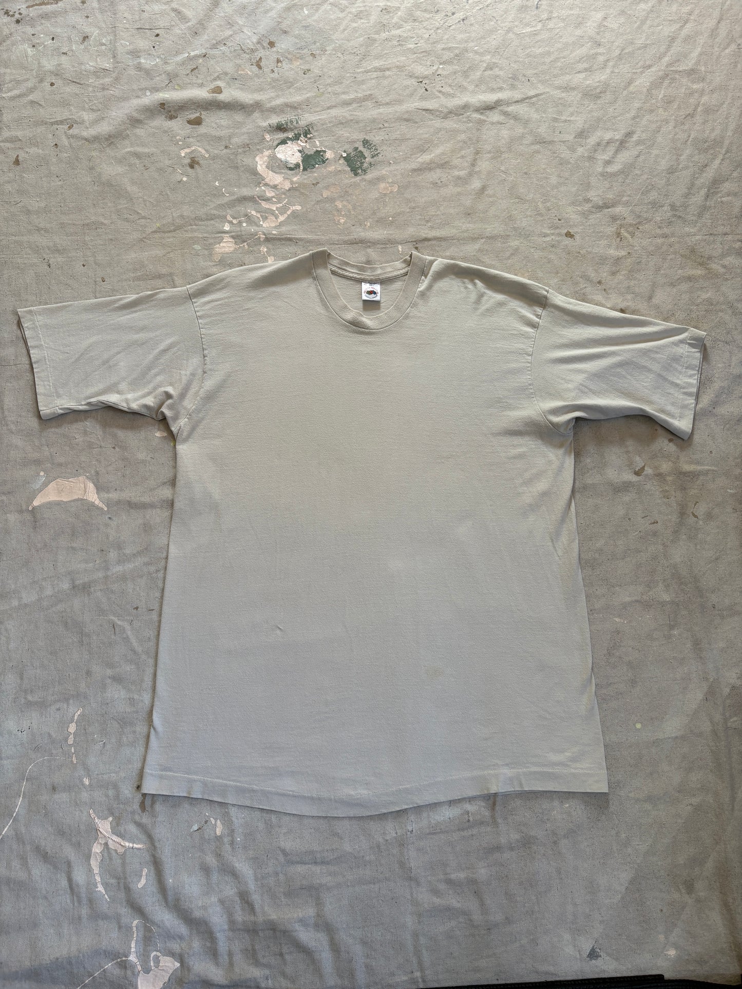 Vintage 90s Blank Pale Tan Tee
