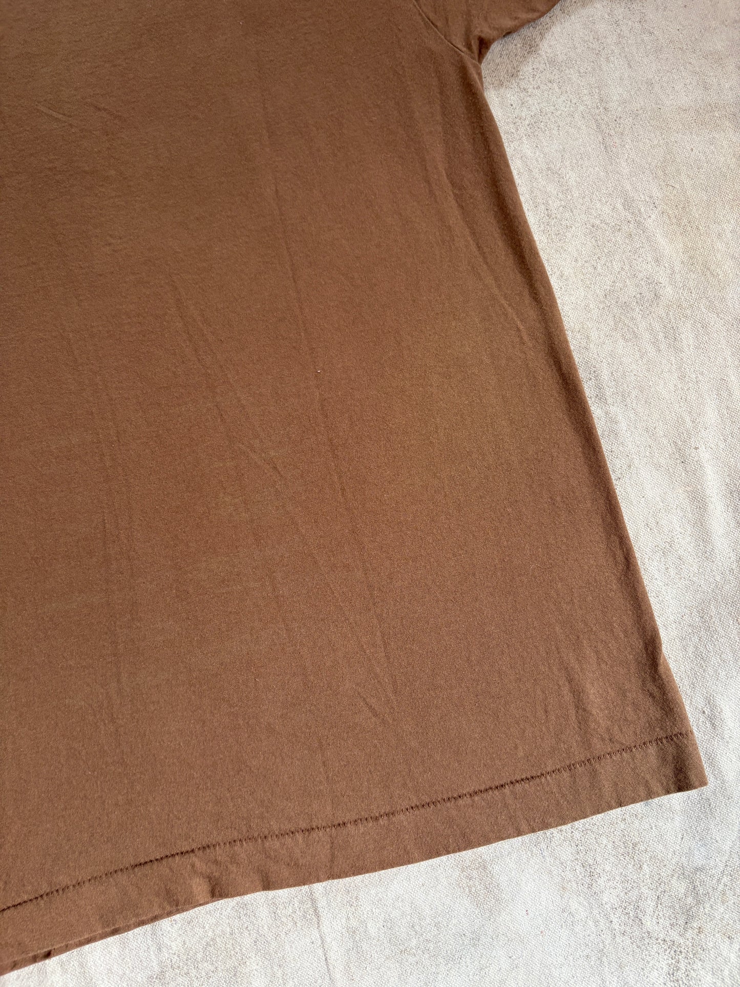 Vintage 90s Blank Brown Tee
