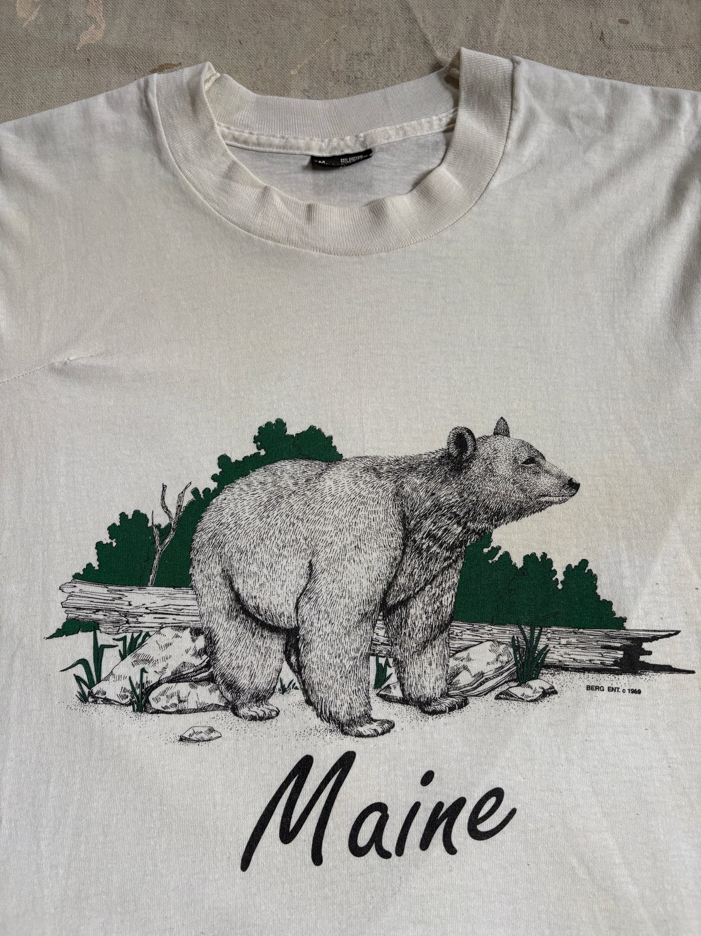 80s Maine Bear Nature Tee