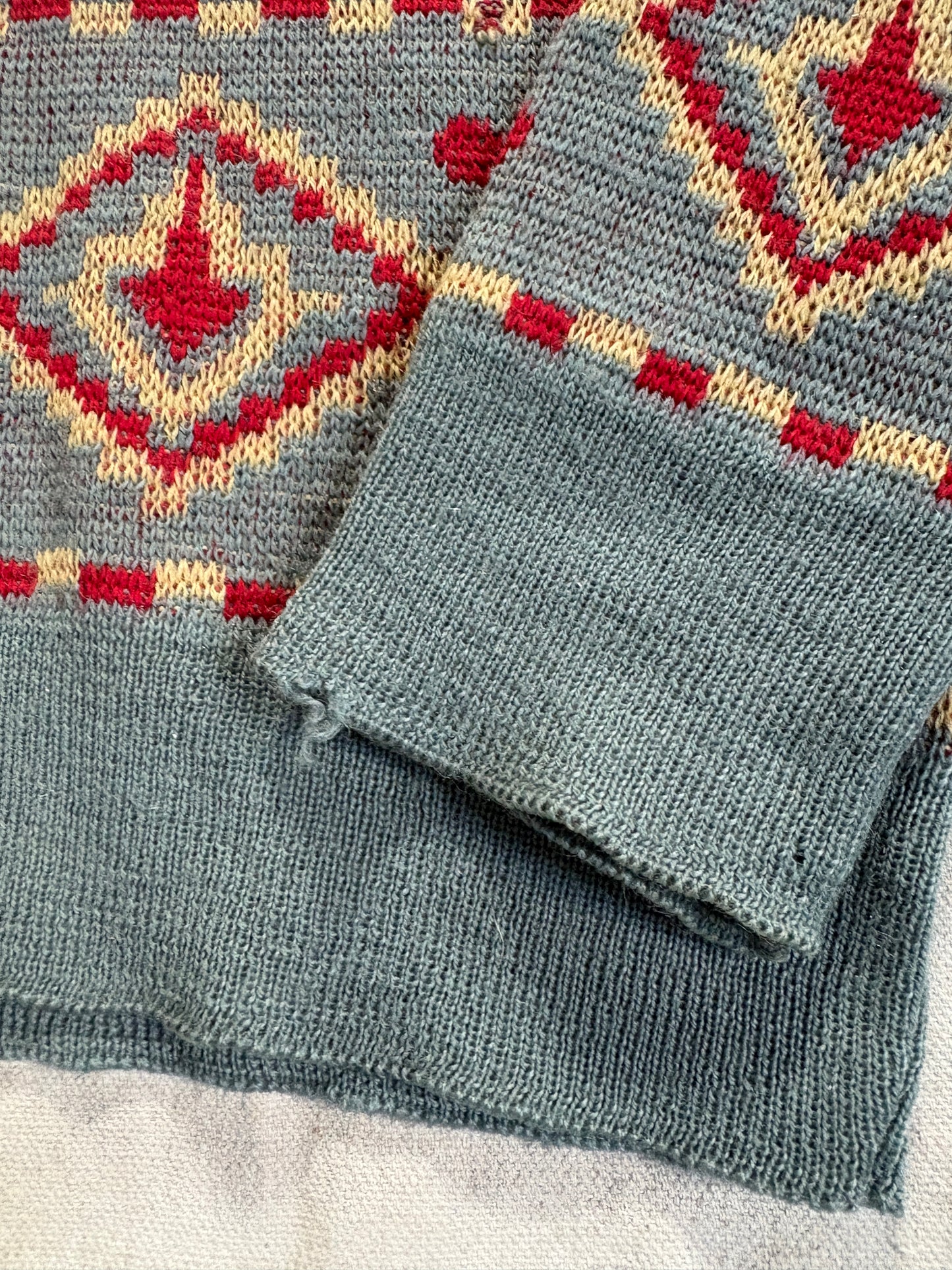 40s/50s Geometric Sweater