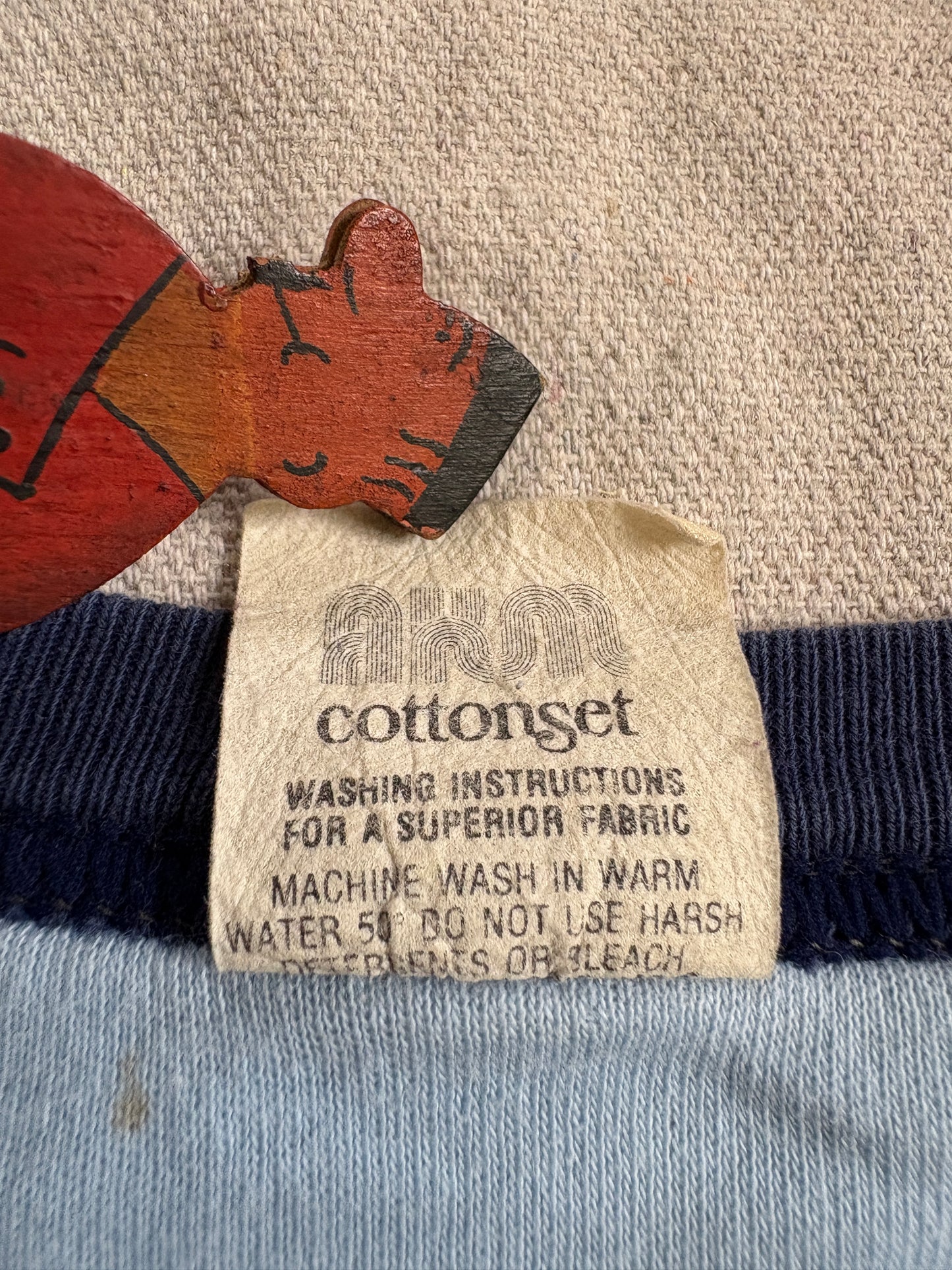 Vintage 80s New Zealand Ringer Tee