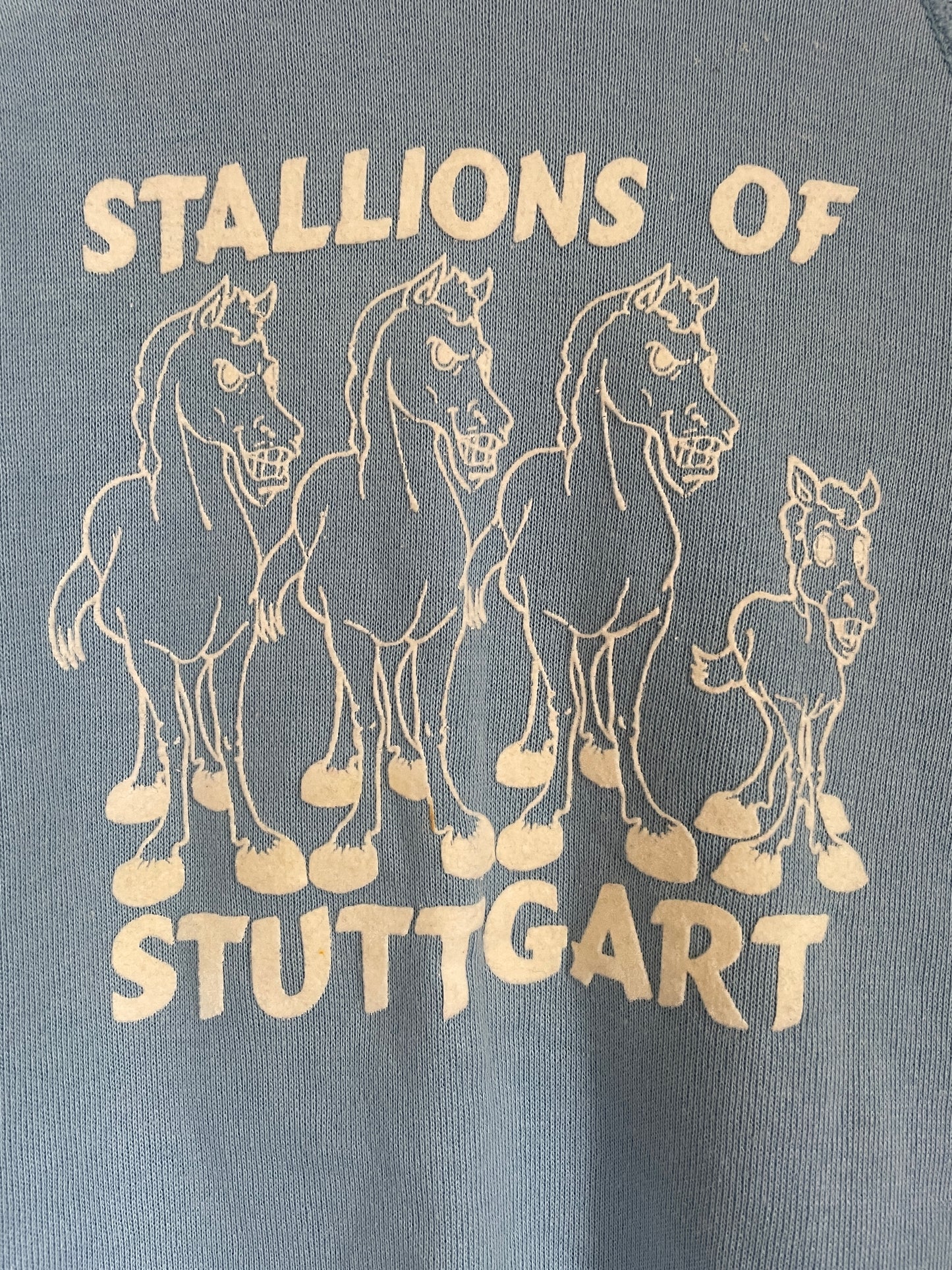 80s Deadstock Stallions Of Stuttgart Sweatshirt