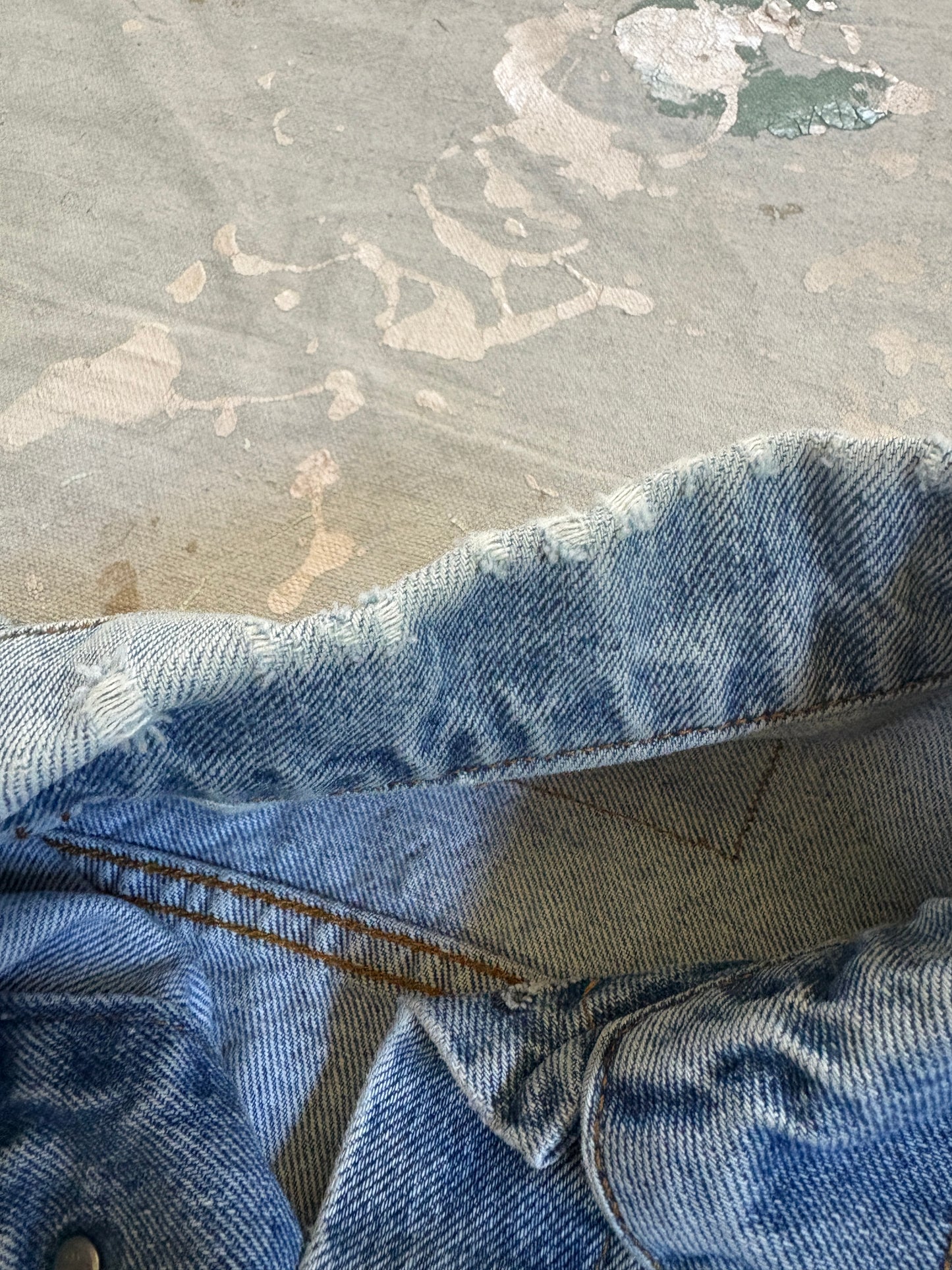 Vintage 90s Levi’s Cut Off Trucker Jacket Vest
