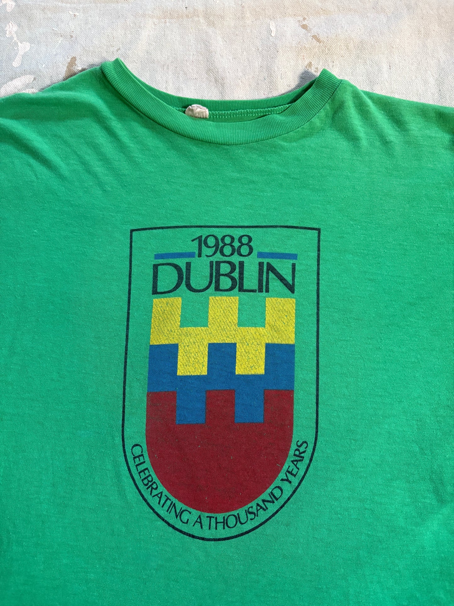 Vintage 1988 Dublin Celebrating A Thousand Years Tee