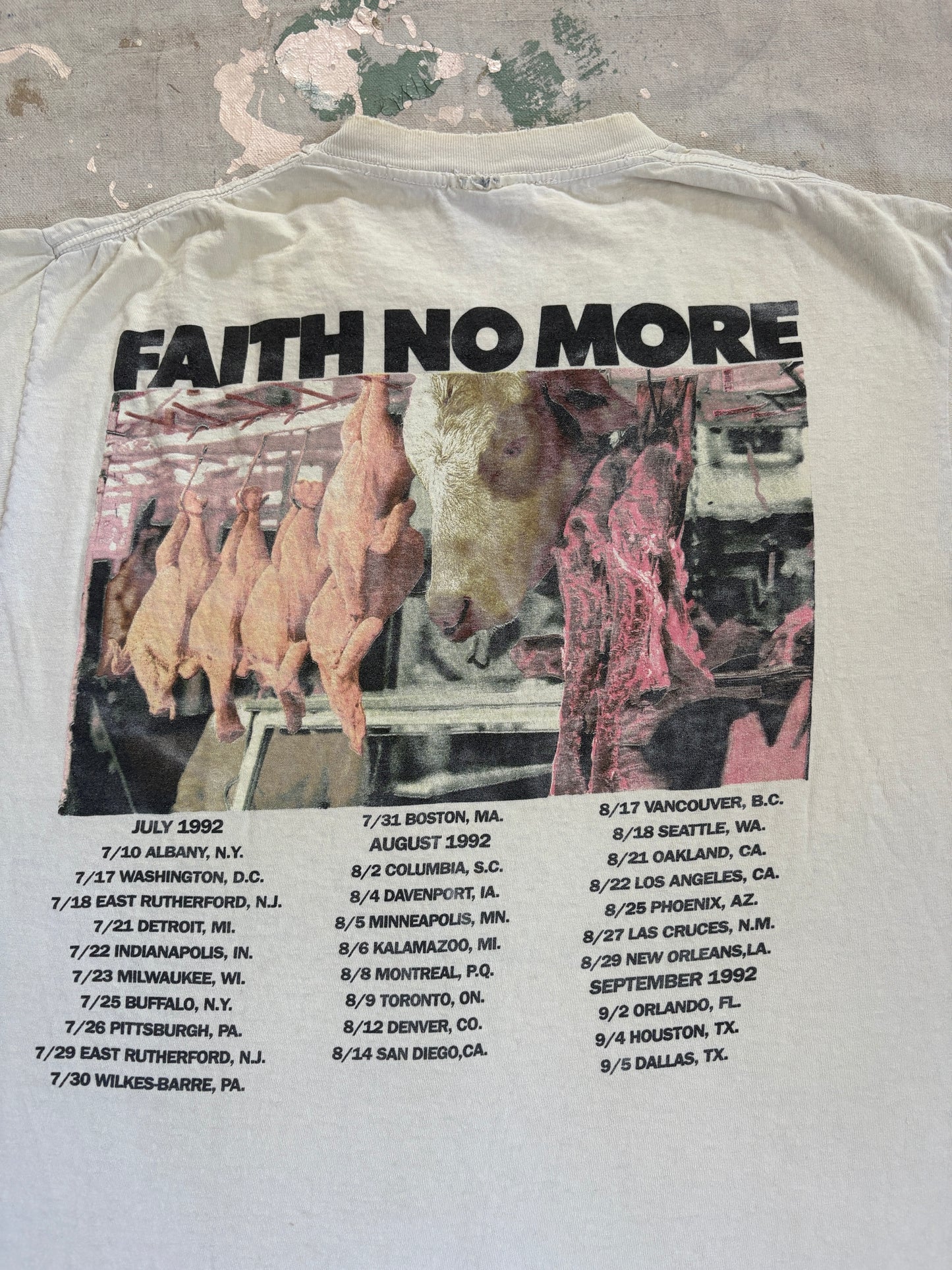 Vintage ‘92 Faith No More Tour Tee