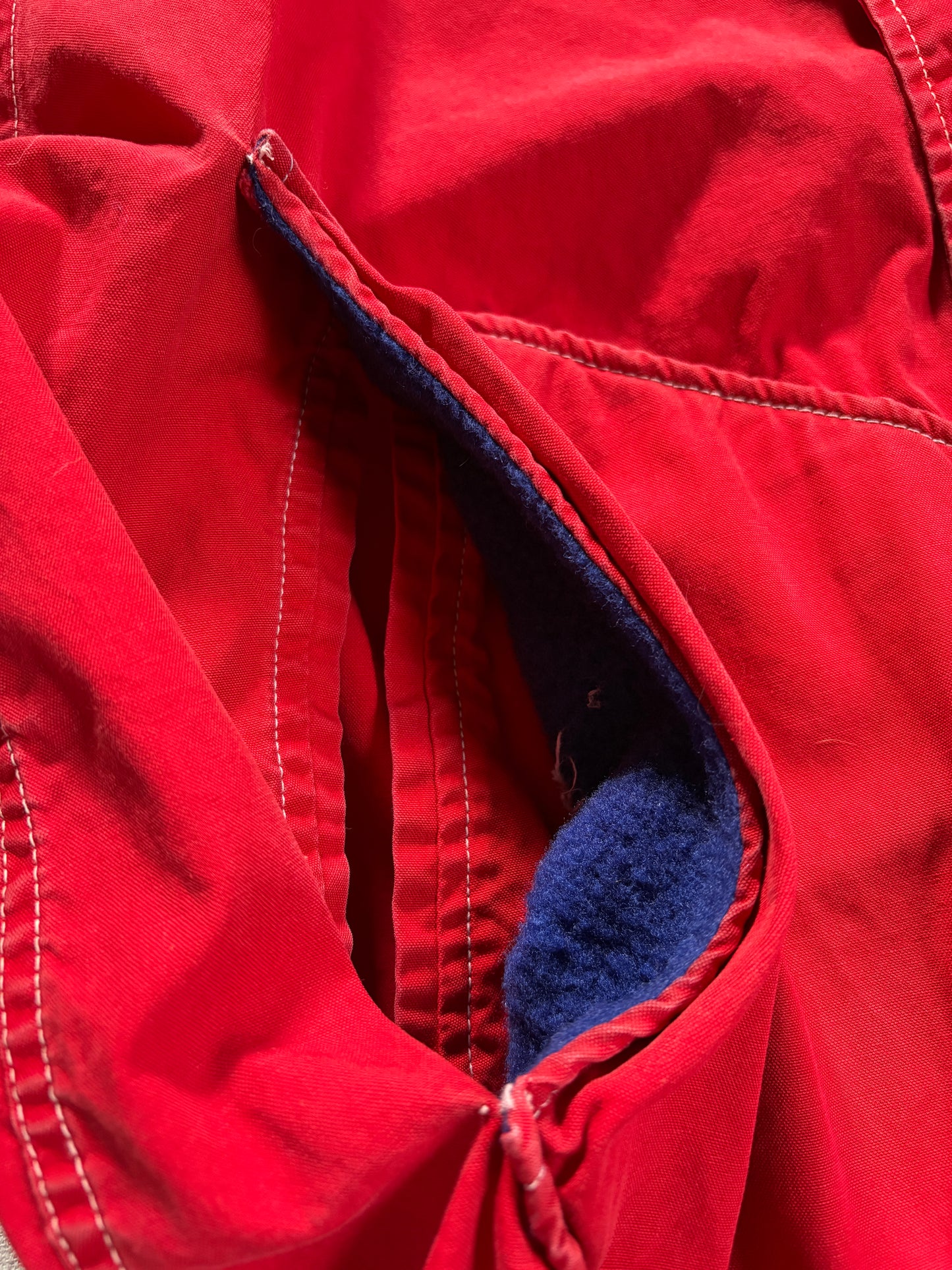 50s Red Hooded Coat