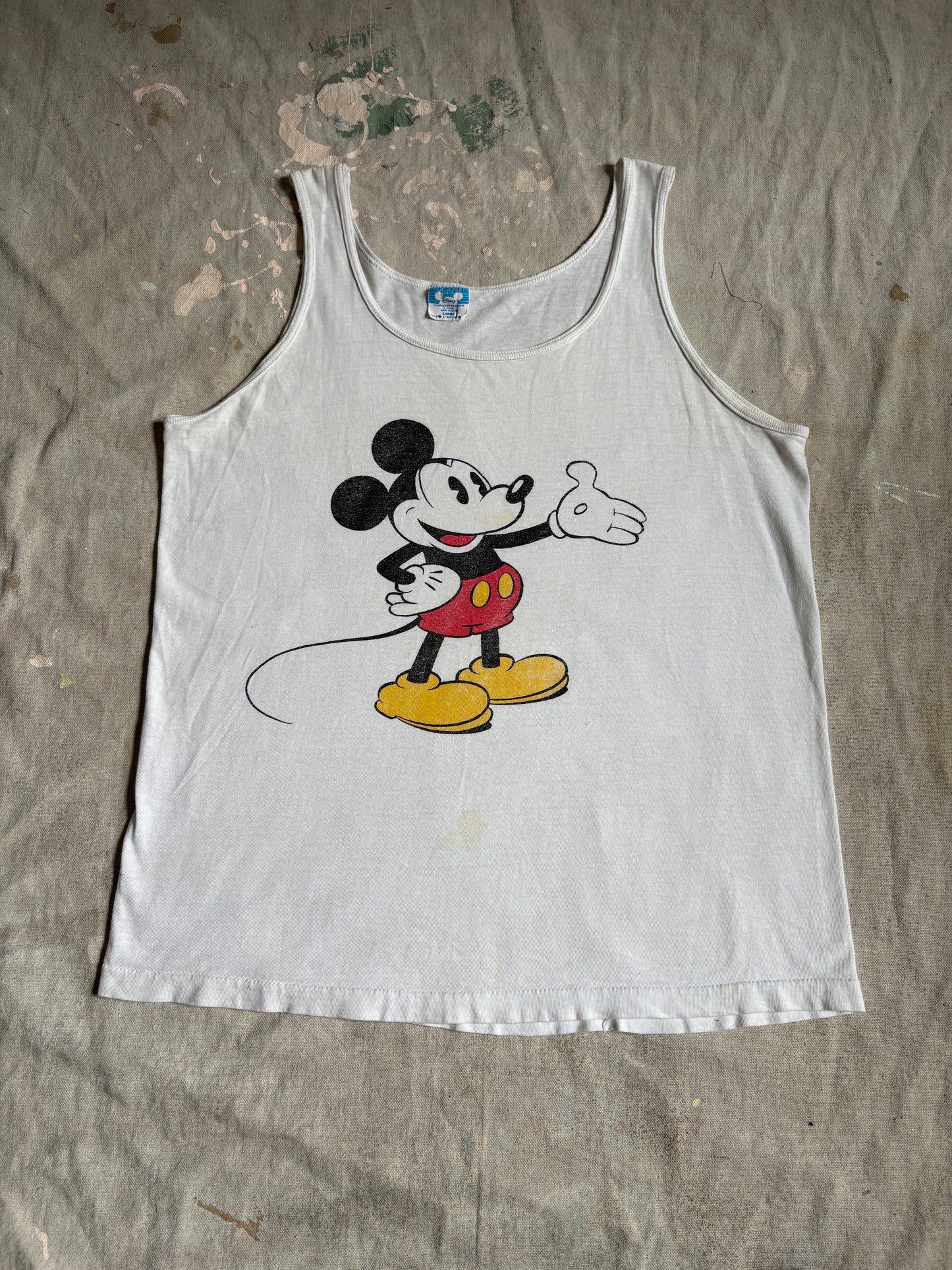 70s Disney Mickey Mouse Tank Top
