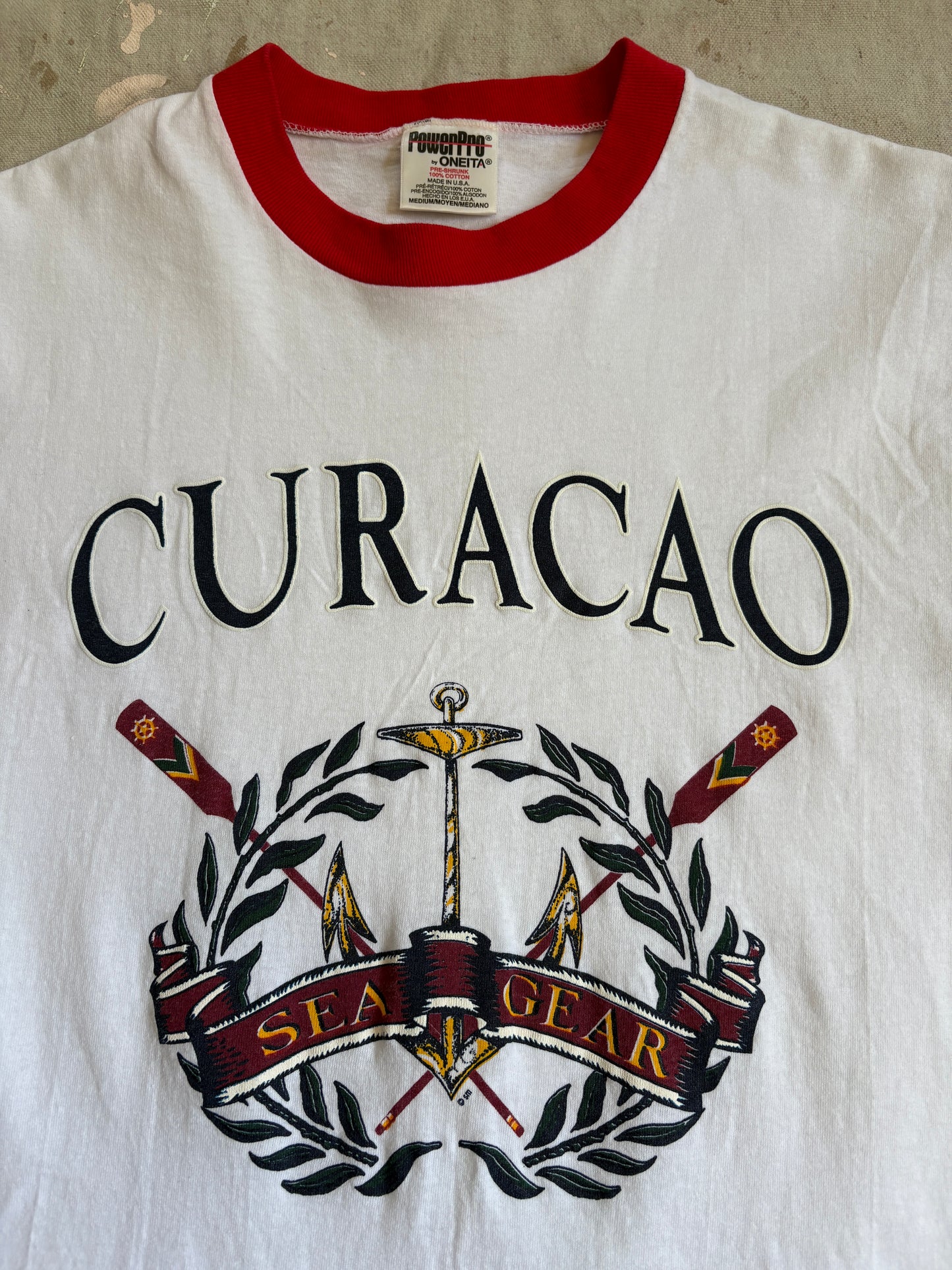 90s Curacao Island Caribbean Sea Tee