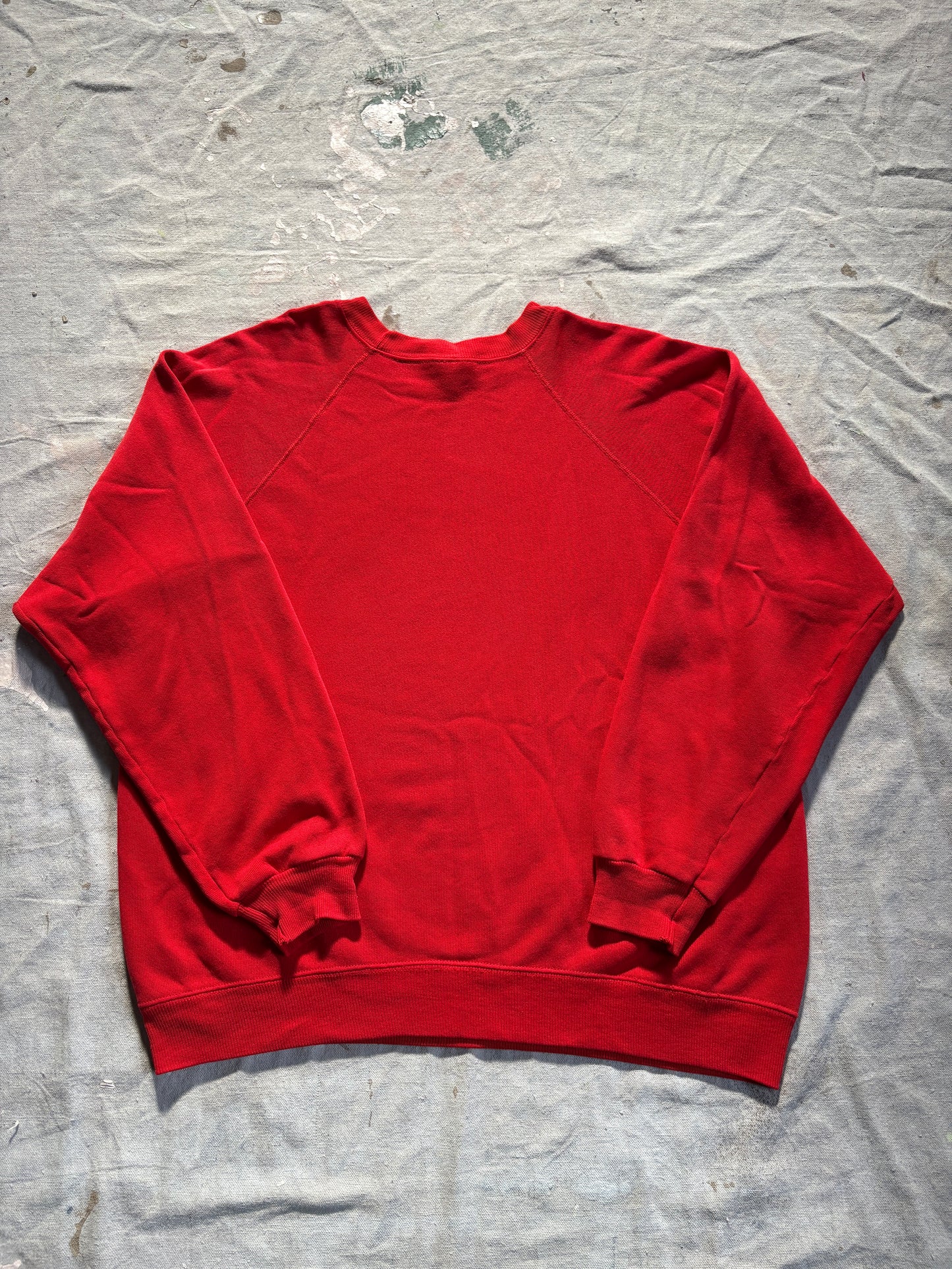 Vintage 80s Blank Red Sweatshirt
