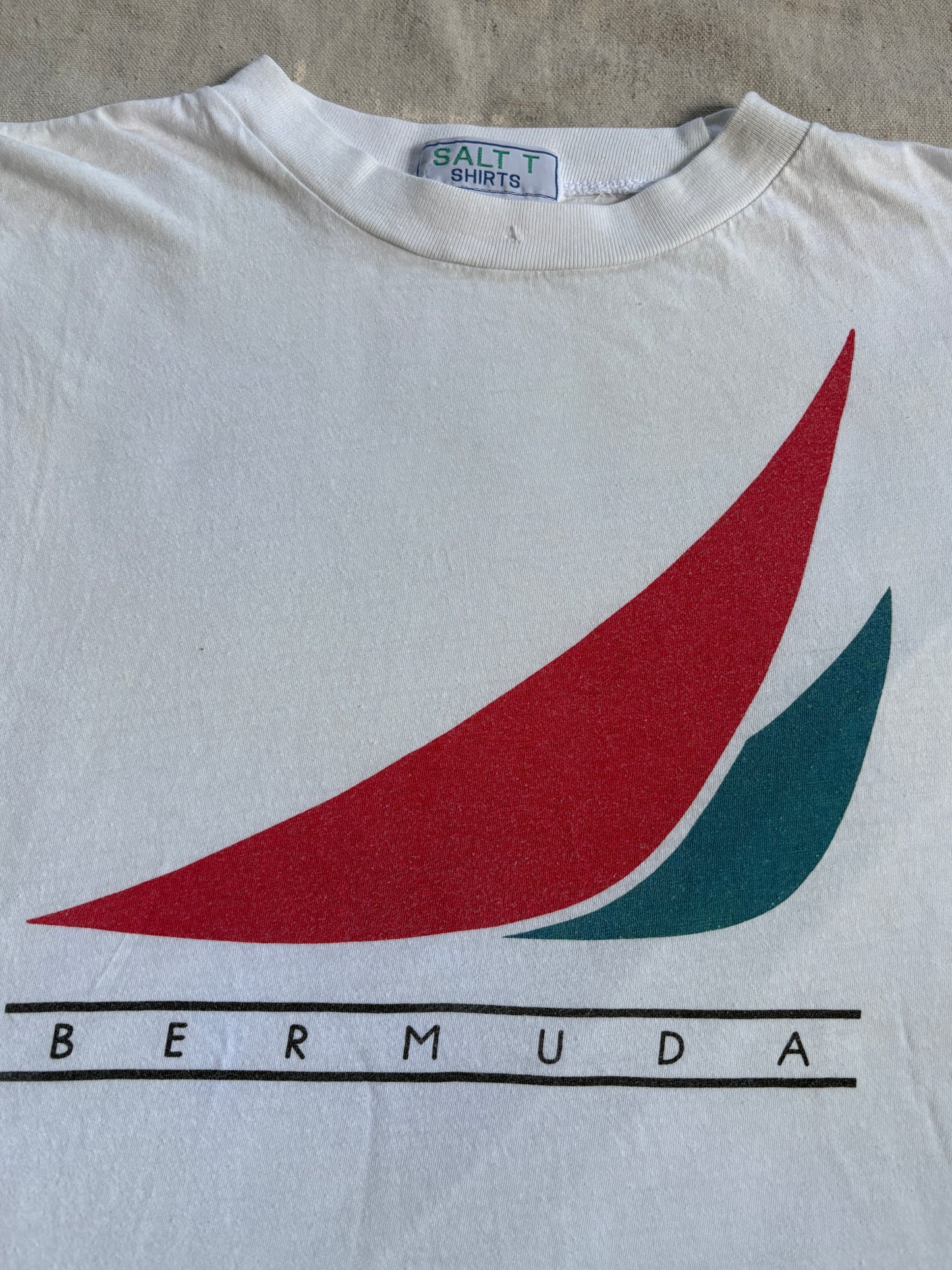 Vintage 90s Bermuda Sailboat Tee