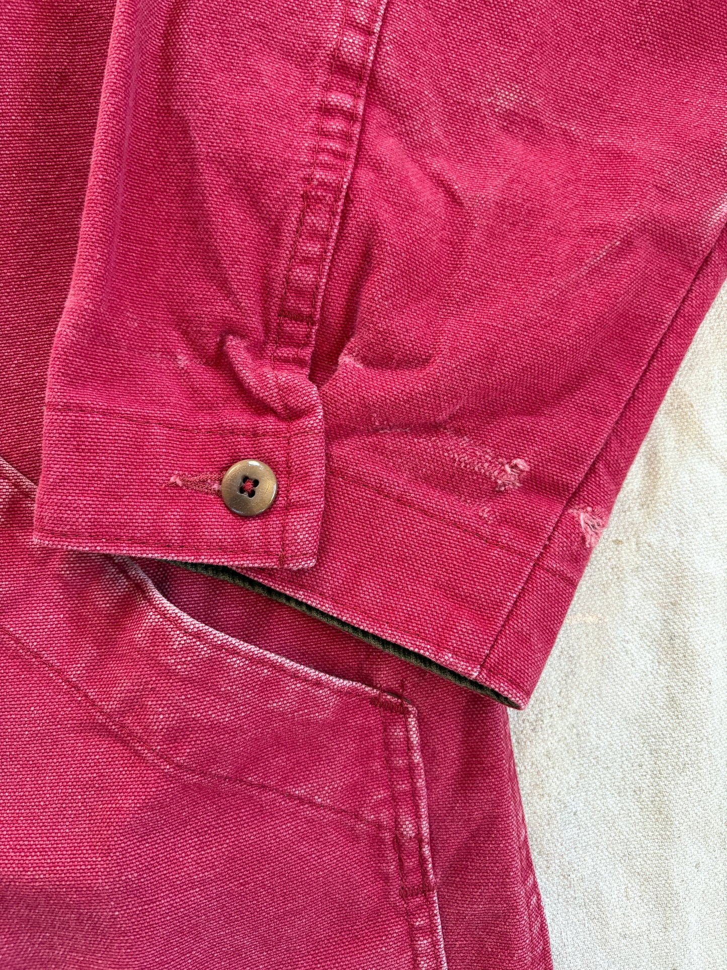 Vintage LL Bean Faded Magenta Barn Coat