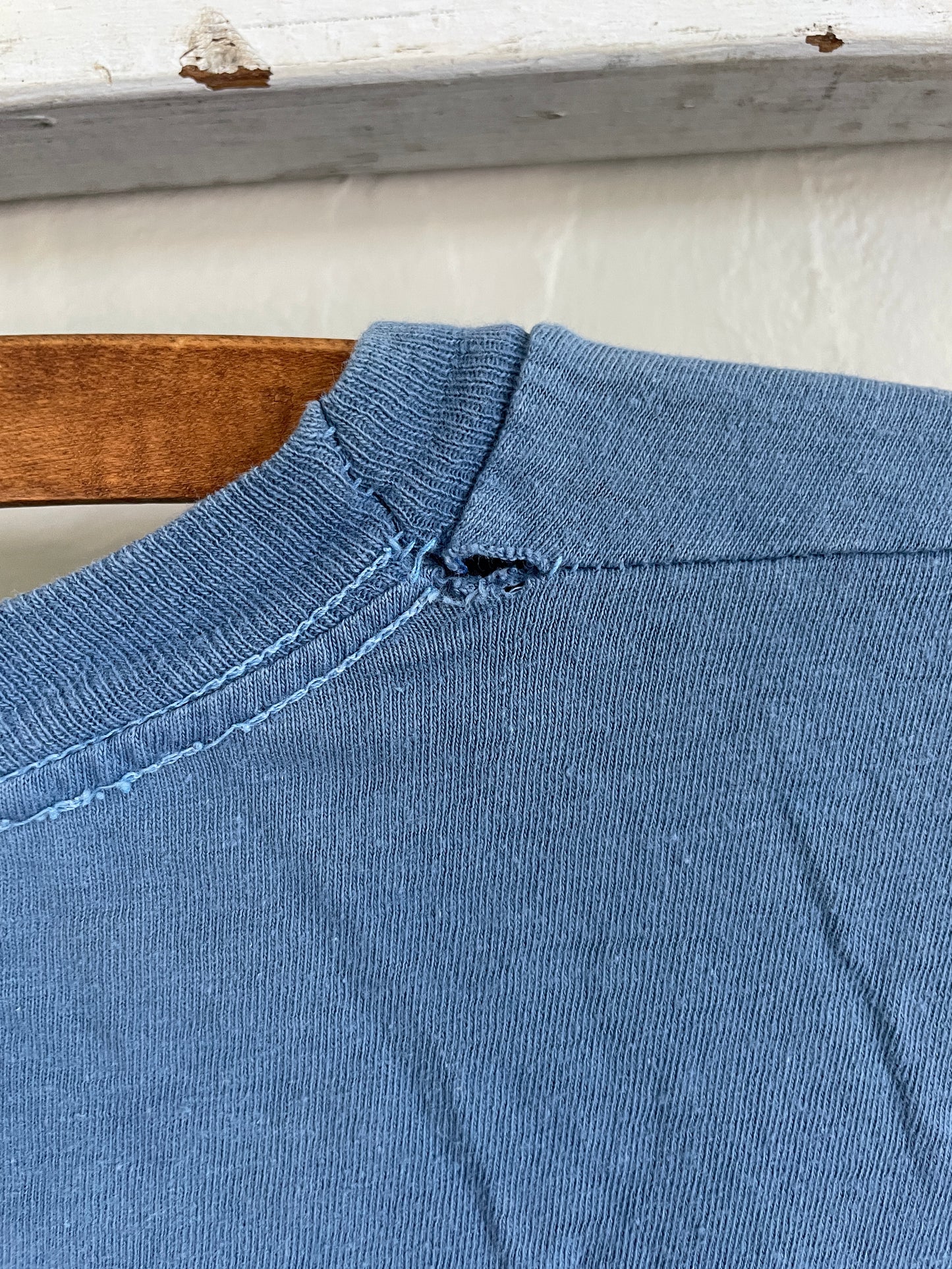 70s Blank Blue Pocket Tee