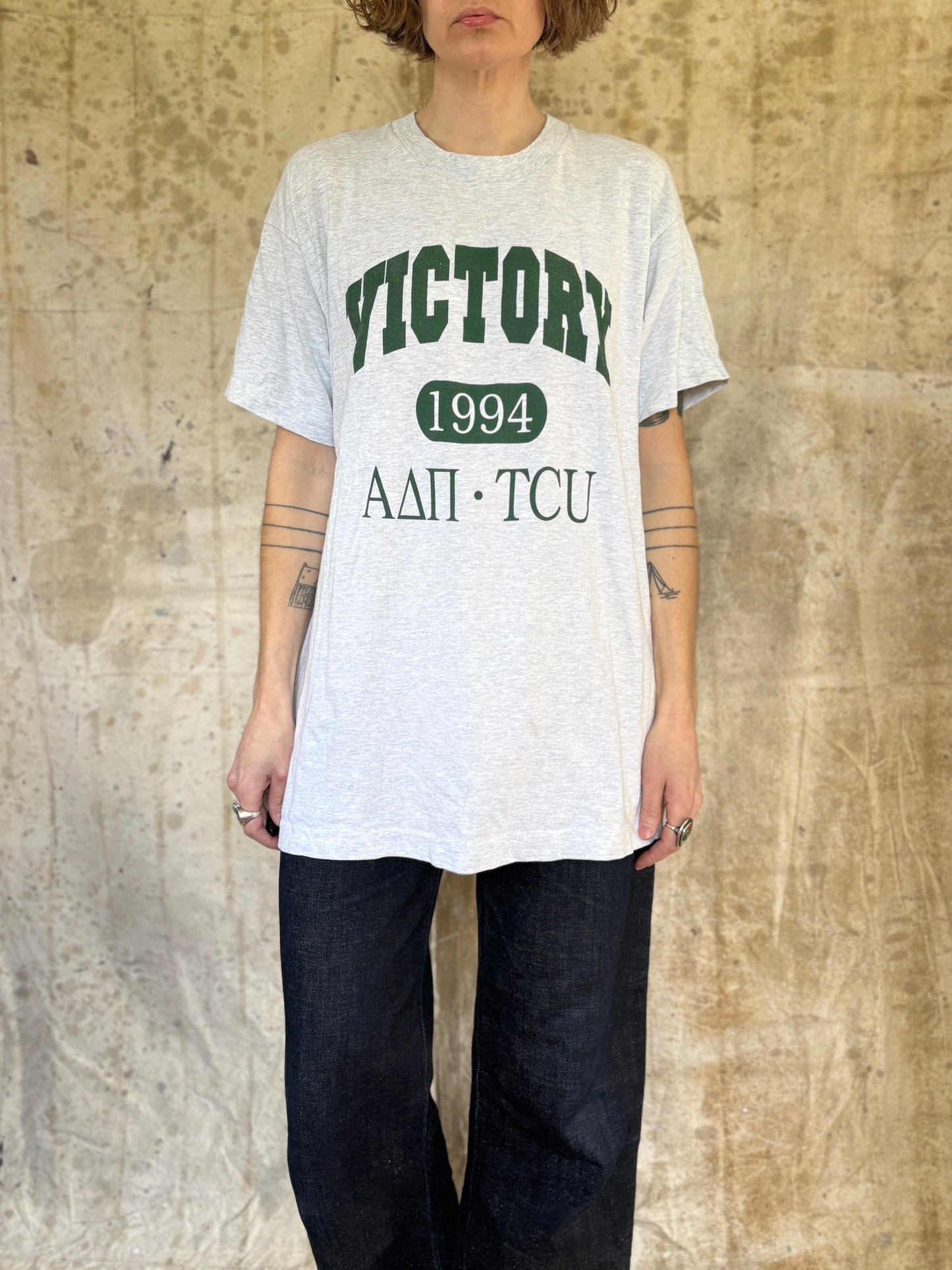 Vintage 1994 Victory Alpha Delta Pi TCU Tee