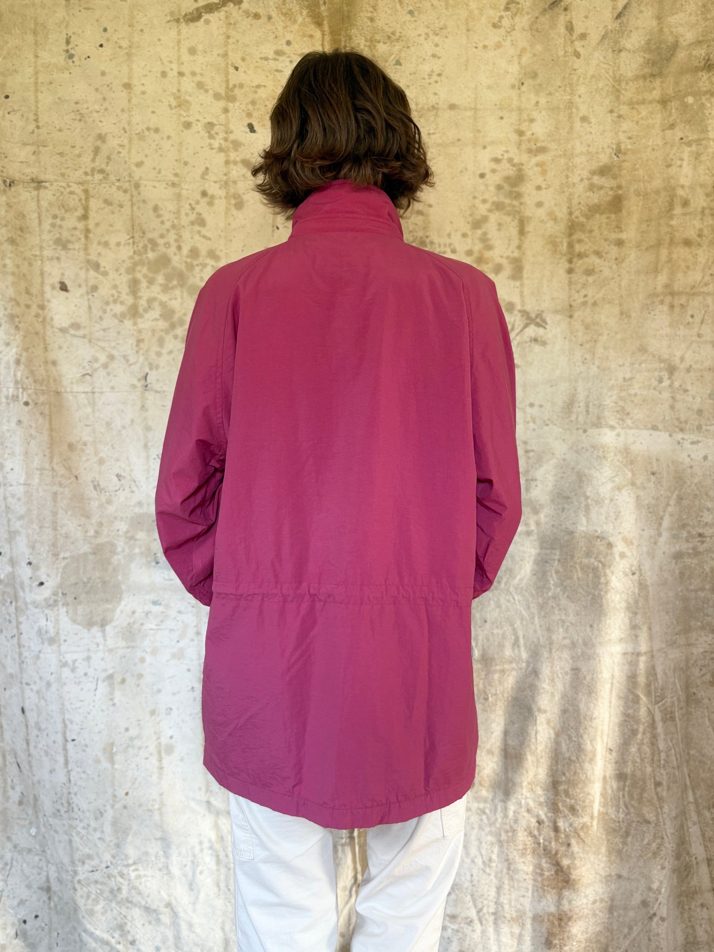 VIntage 80s Eddie Bauer Pink Wind Breaker Coat
