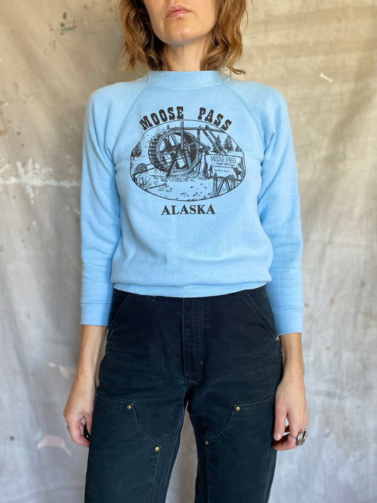 80s Moose Pass Alaska Sweatshirt