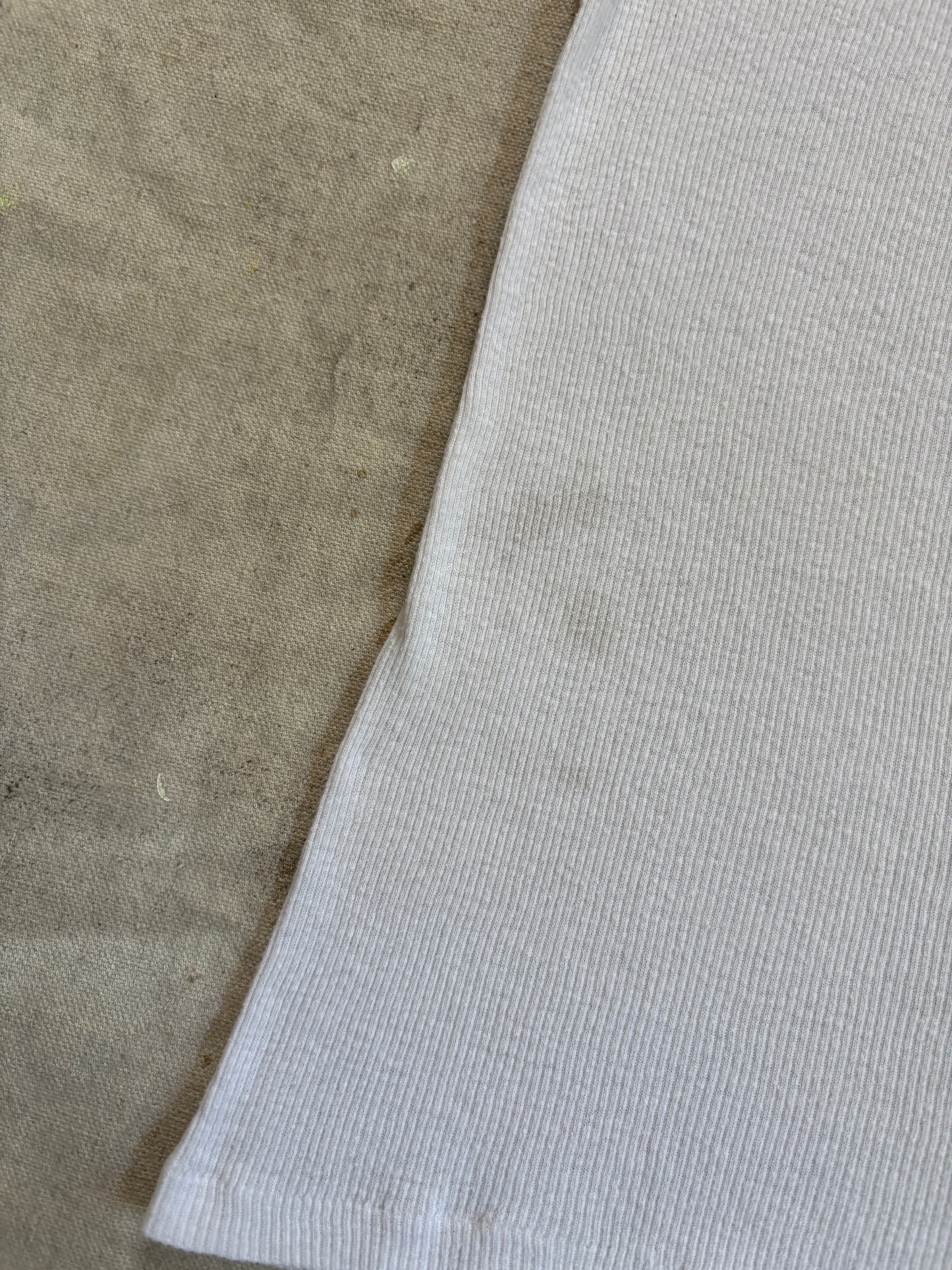 Vintage 80s Hanes Blank White Tank Top