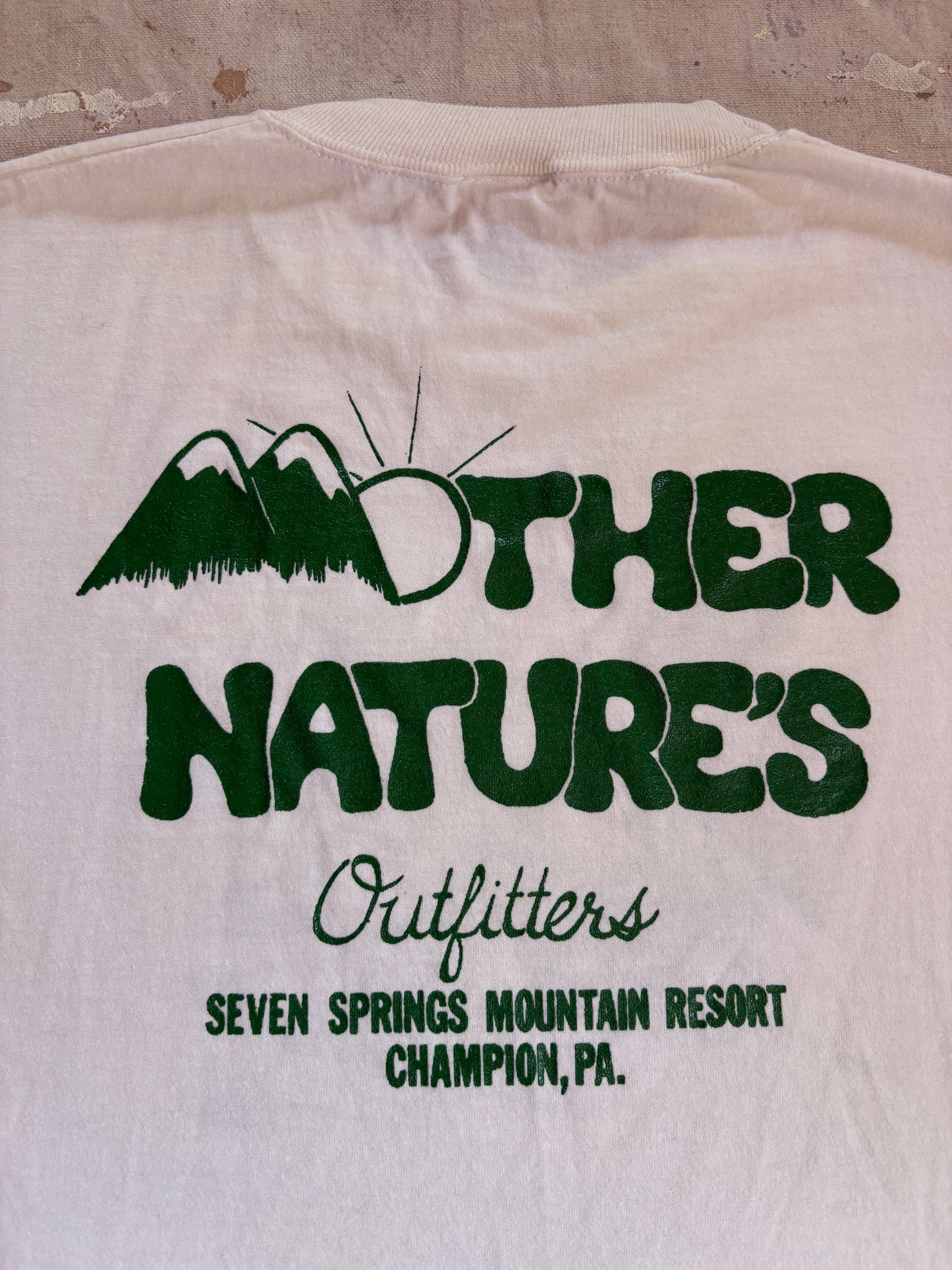Vintage 80s Ski Your A** Off Seven Springs Champion PA Tee