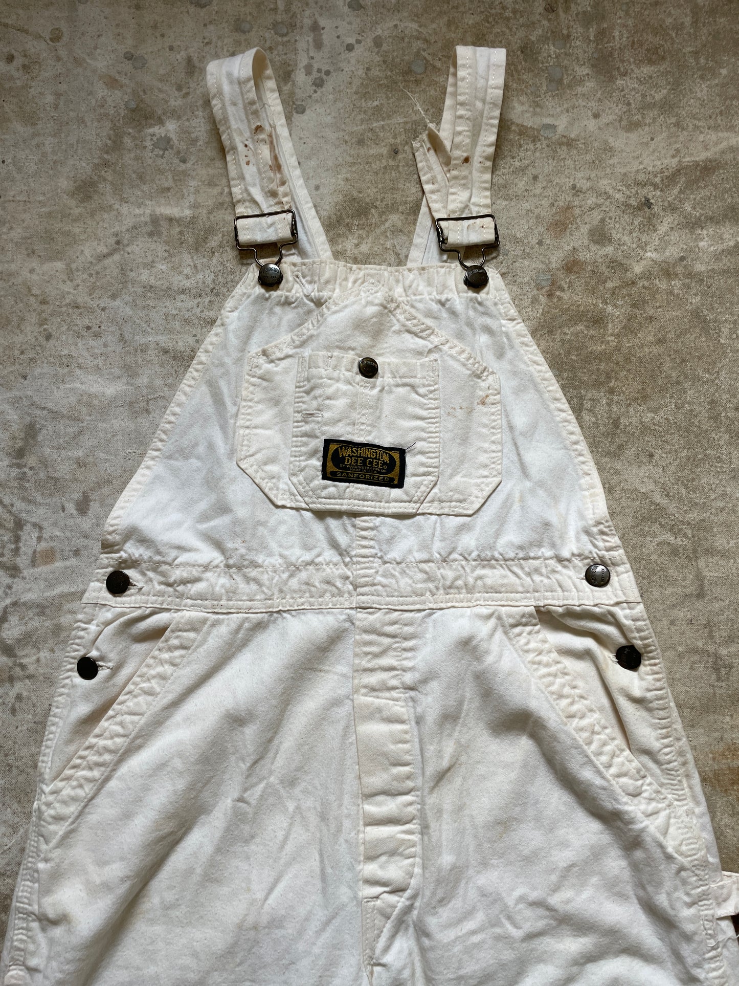 80s DeeCee Ecru Overalls