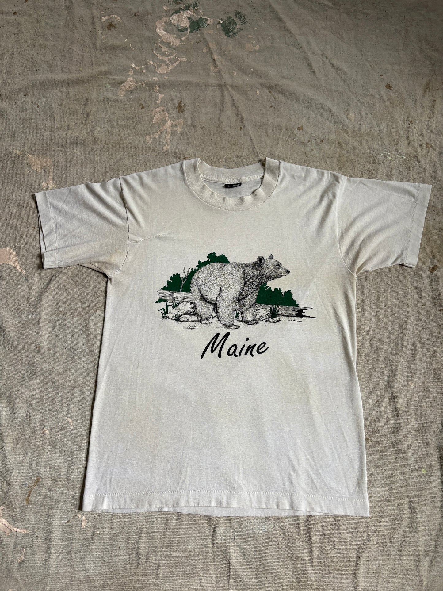 80s Maine Bear Nature Tee