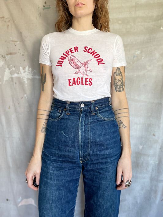 70s Juniper School Eagles Tee