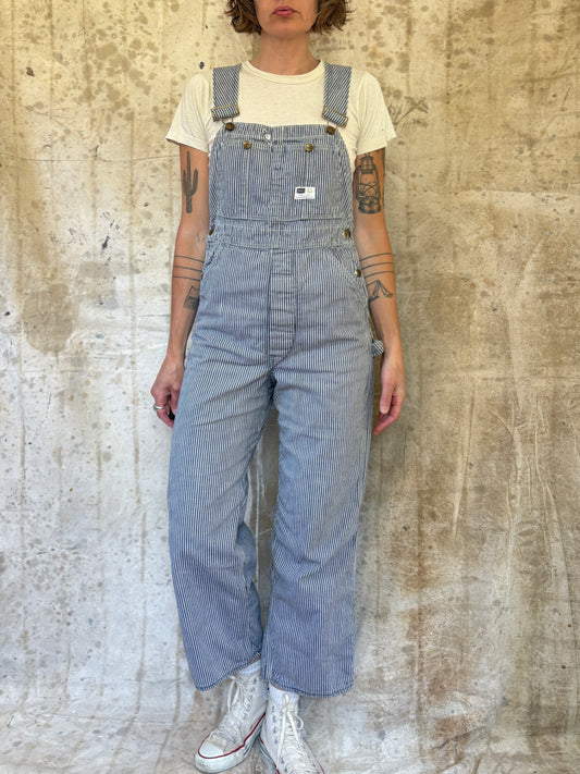 Vintage 70s Sears Hickory Stripe Overalls
