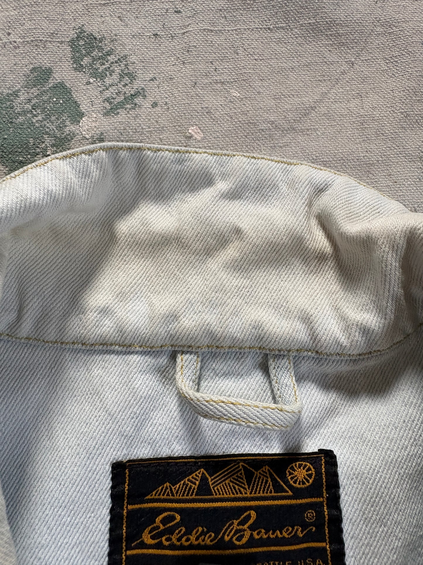 90s Eddie Bauer Light Wash Jean Jacket