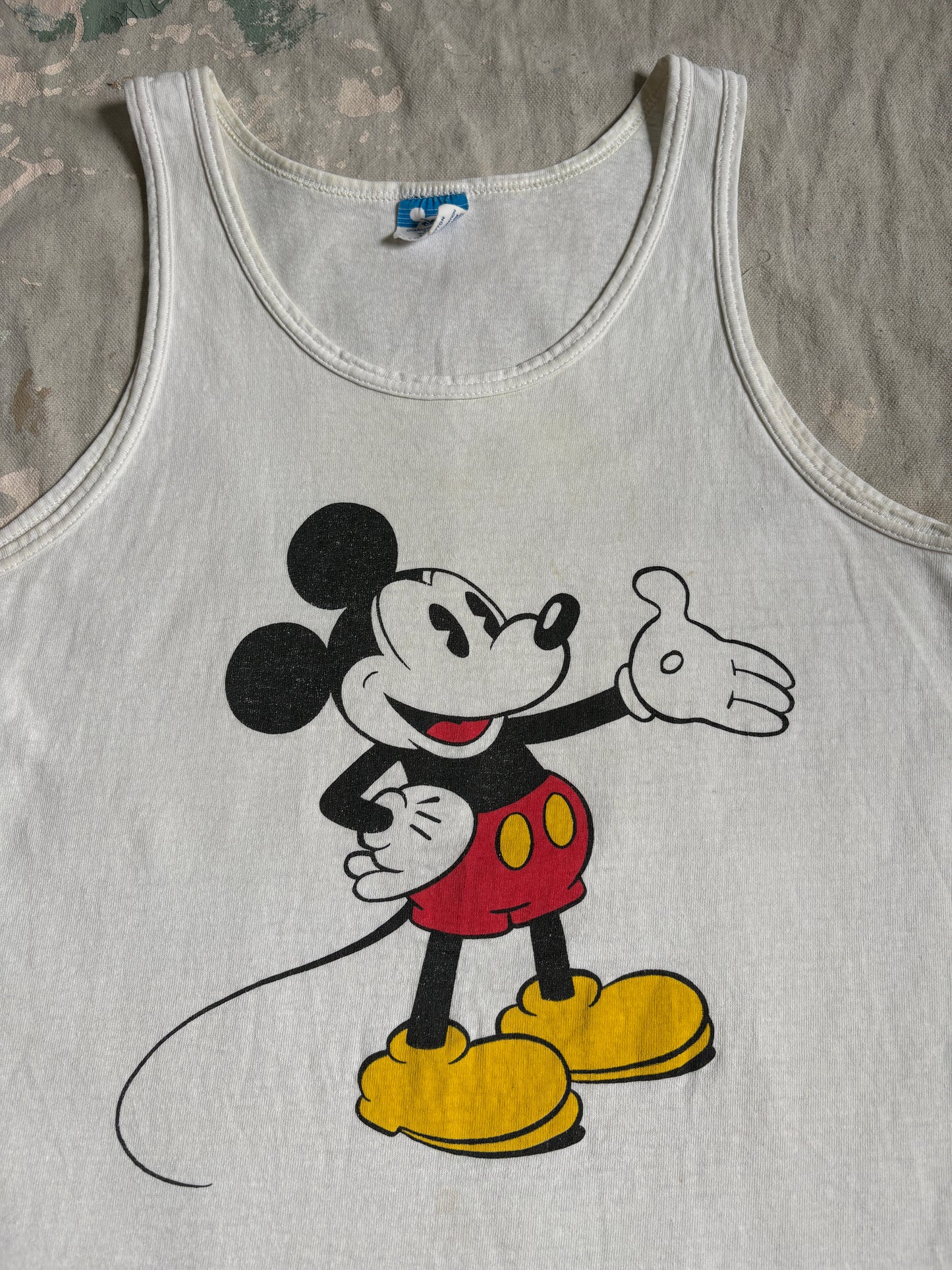 70s Disney Mickey Mouse Tank Top